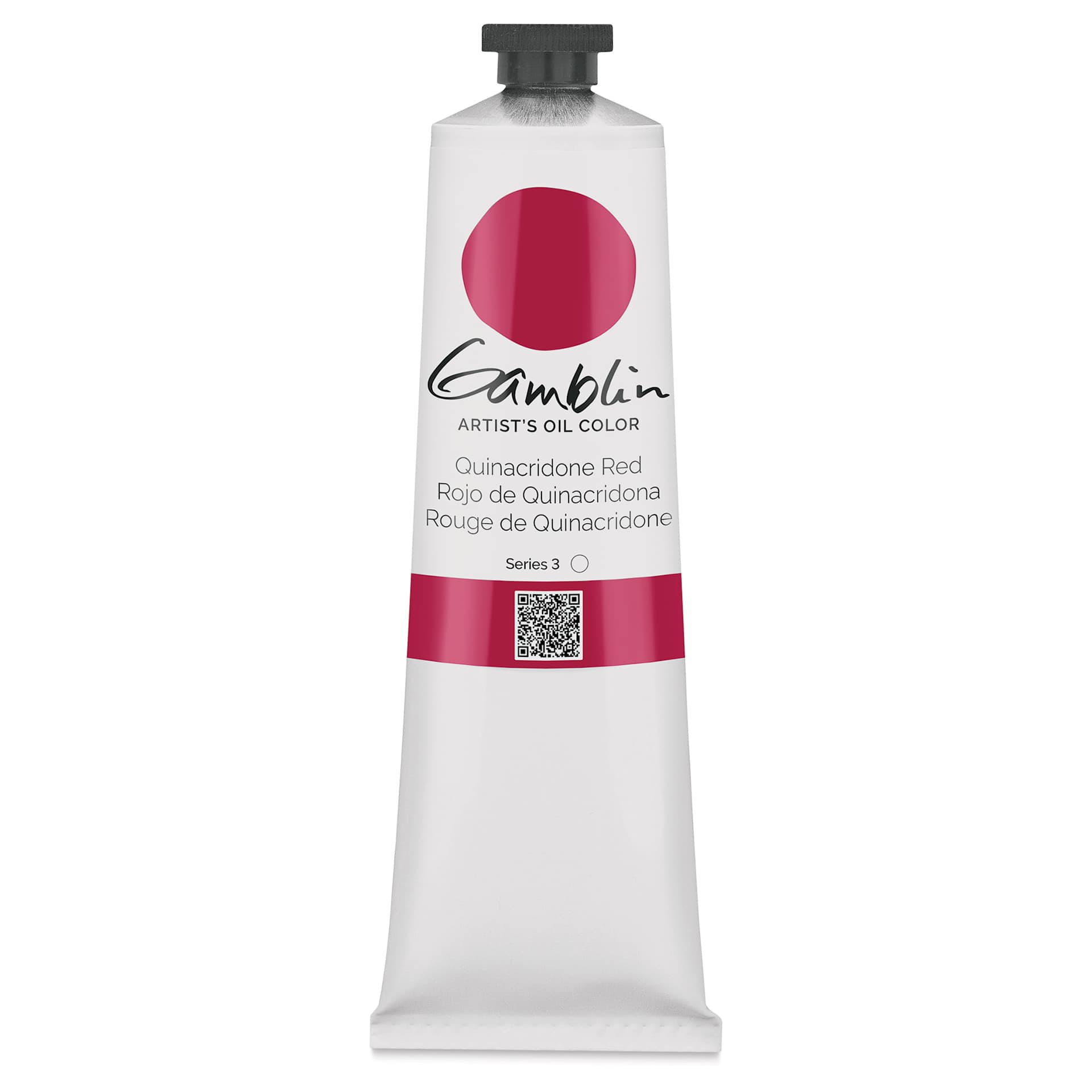 Gamblin Artist's Oil Color - Quinacridone Red, 150 ml