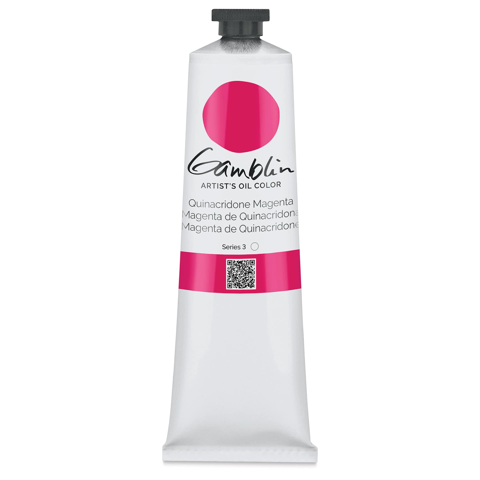Gamblin Artist's Oil Color - Quinacridone Magenta, 150 ml tube