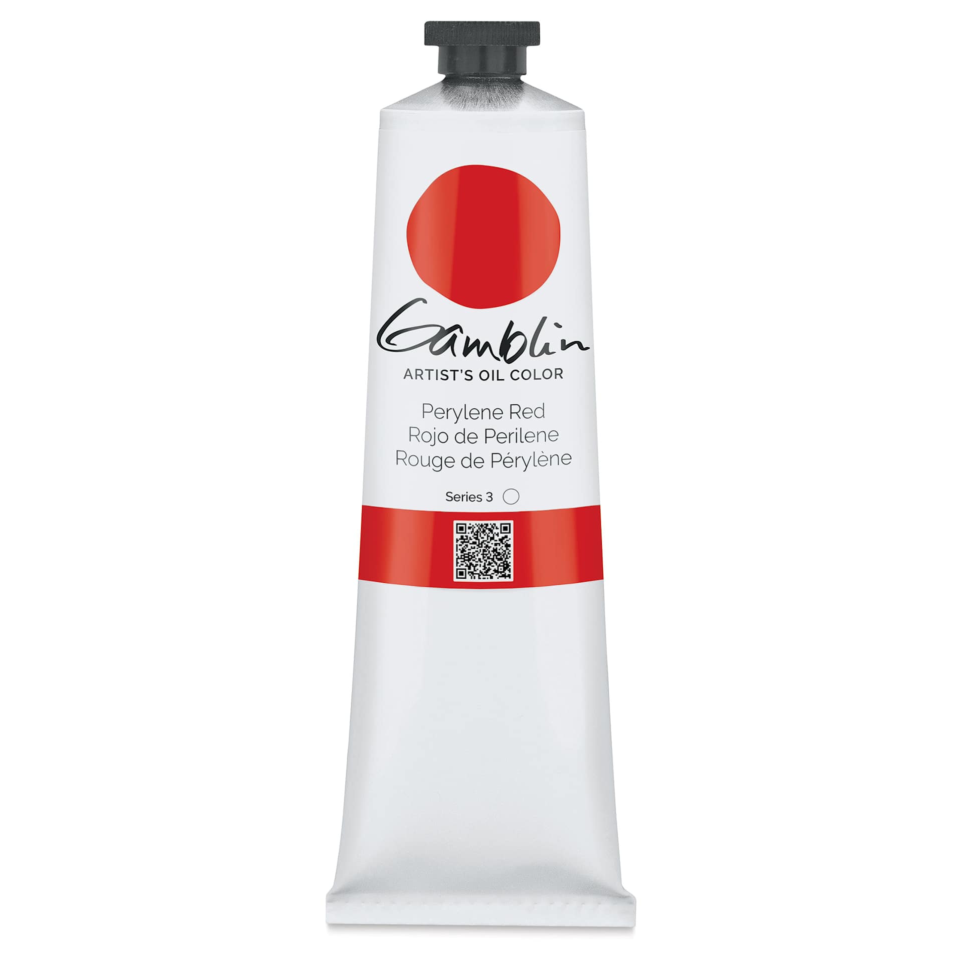 Gamblin Artist's Oil Color - Perylene Red, 150 ml tube