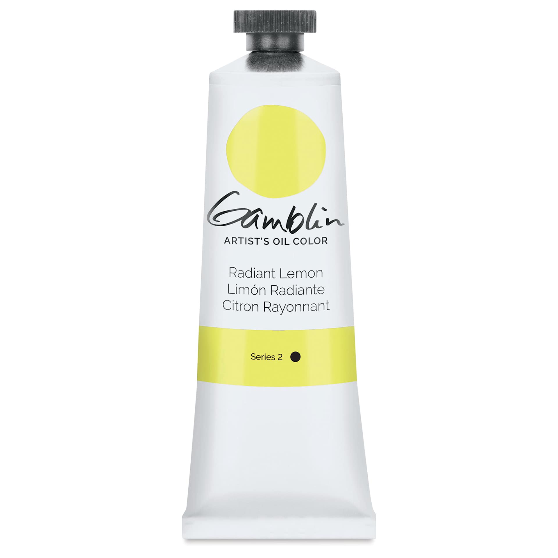 Gamblin Artist's Oil Color - Radiant Lemon, 37 ml tube