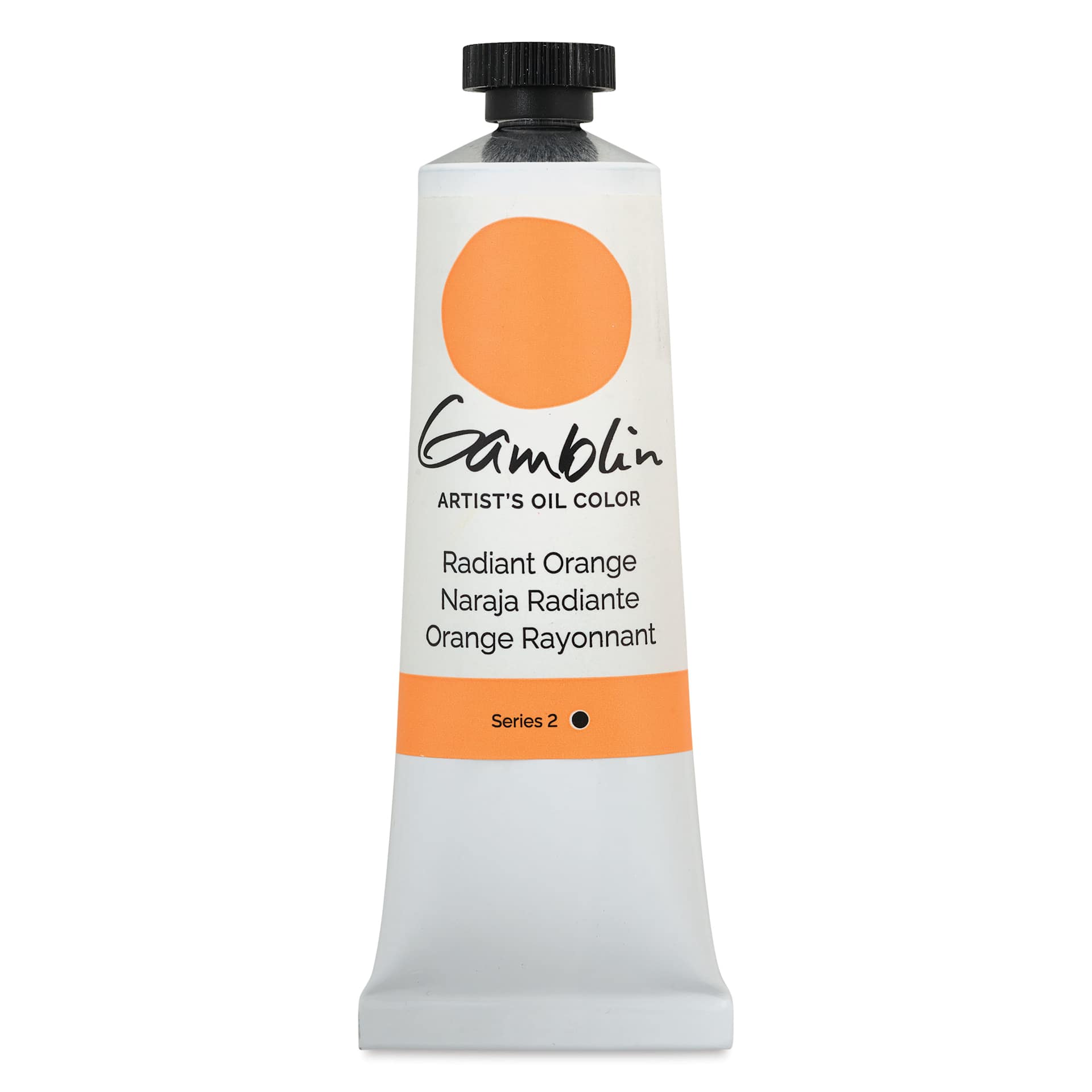 Gamblin Artist's Oil Color - Radiant Orange, 37 ml tube