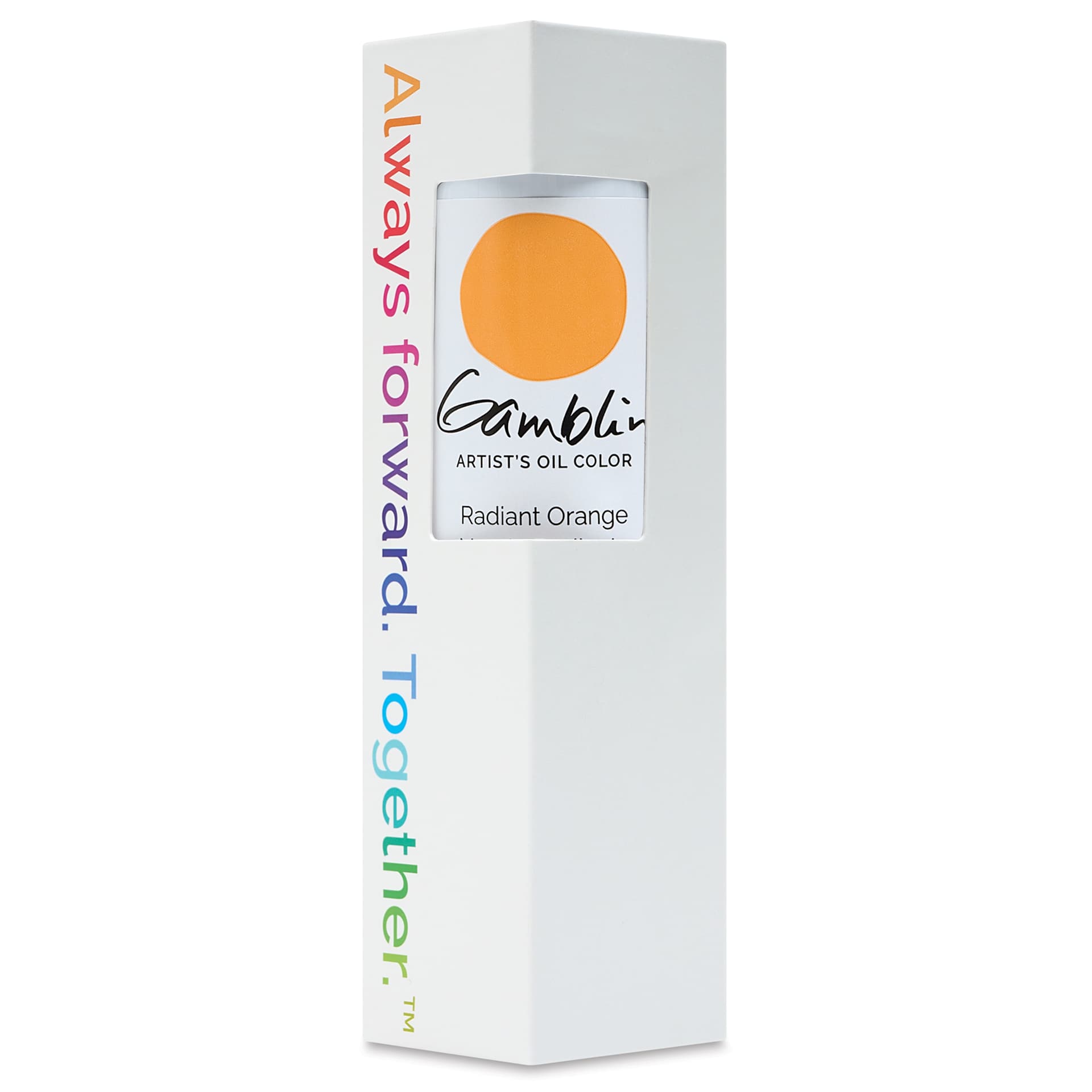 Gamblin Artist's Oil Color - Radiant Orange, 150 ml tube in packaging
