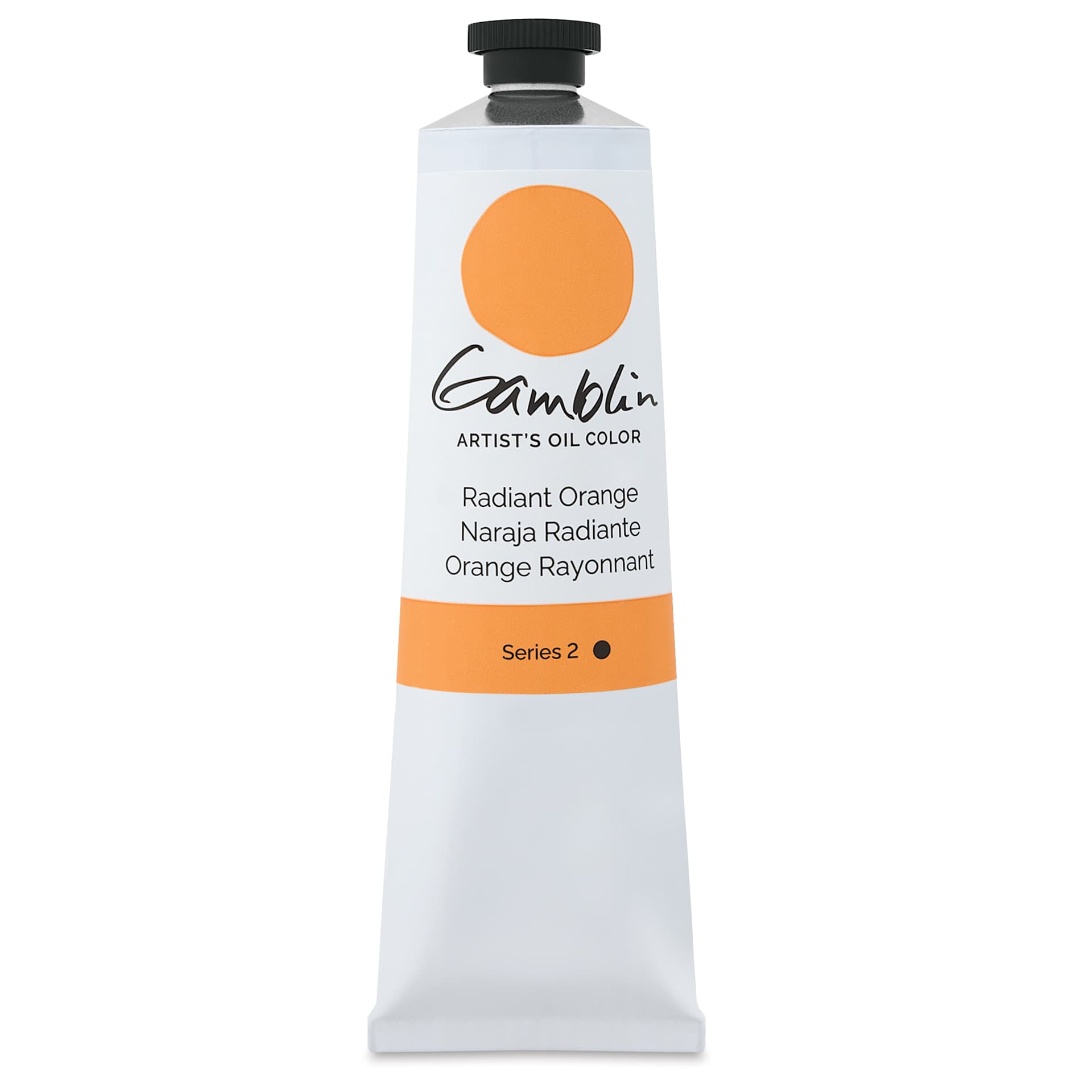 Gamblin Artist's Oil Color - Radiant Orange, 150 ml tube