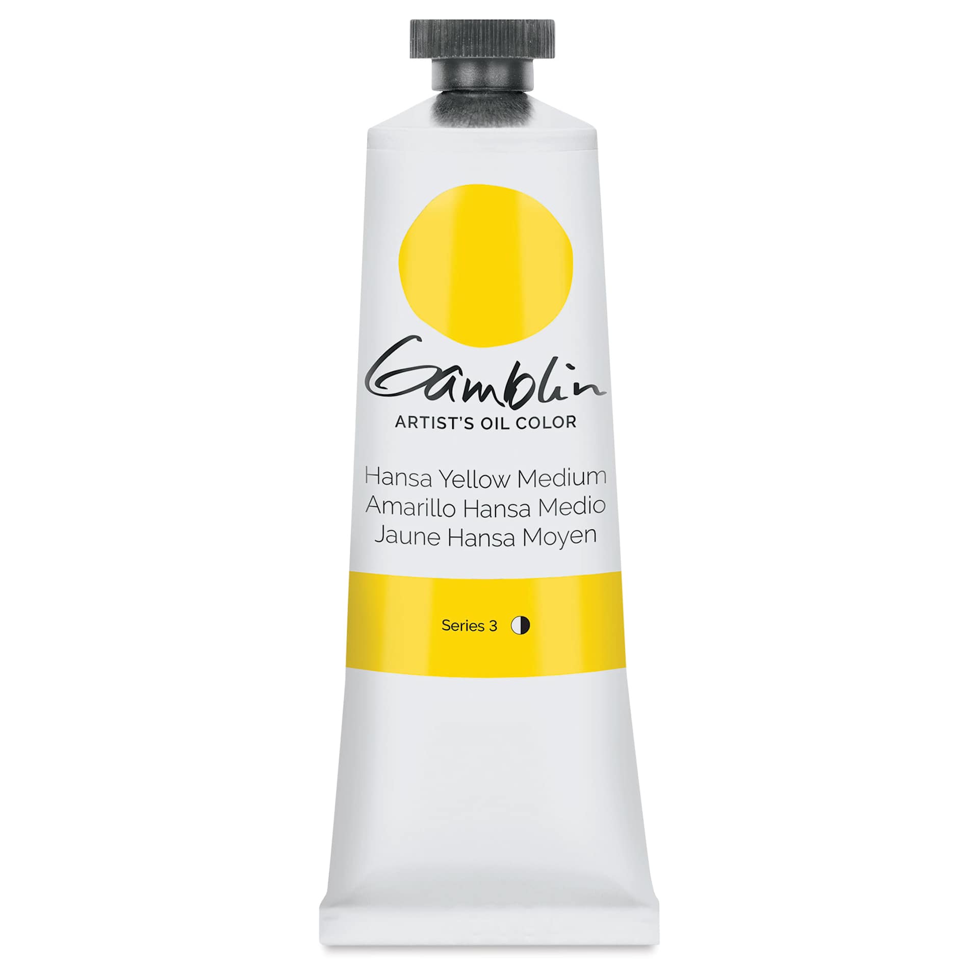 Gamblin Artist's Oil Color - Hansa Yellow Medium, 37 ml tube
