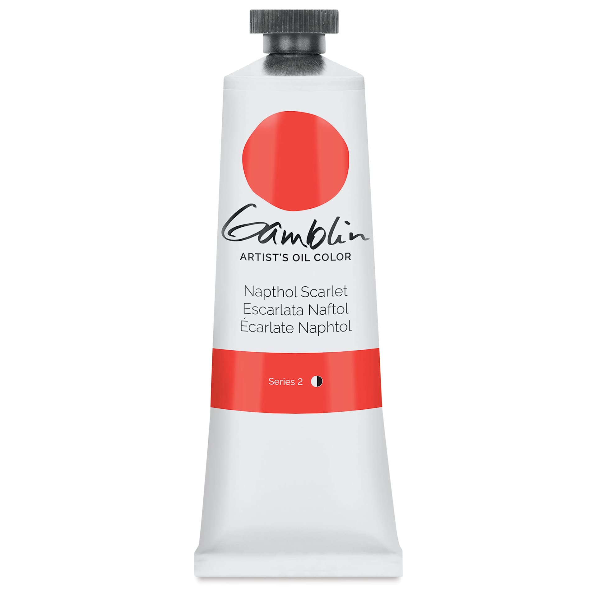 Gamblin Artist's Oil Color - Naphthol Scarlet, 37 ml tube
