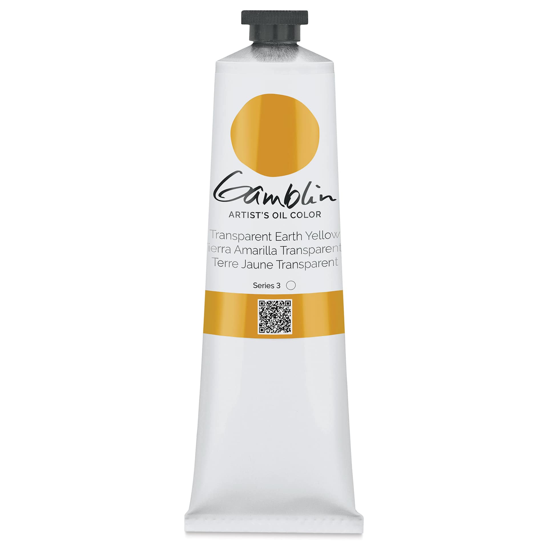 Gamblin Artist's Oil Color - Transparent Earth Yellow, 150 ml tube