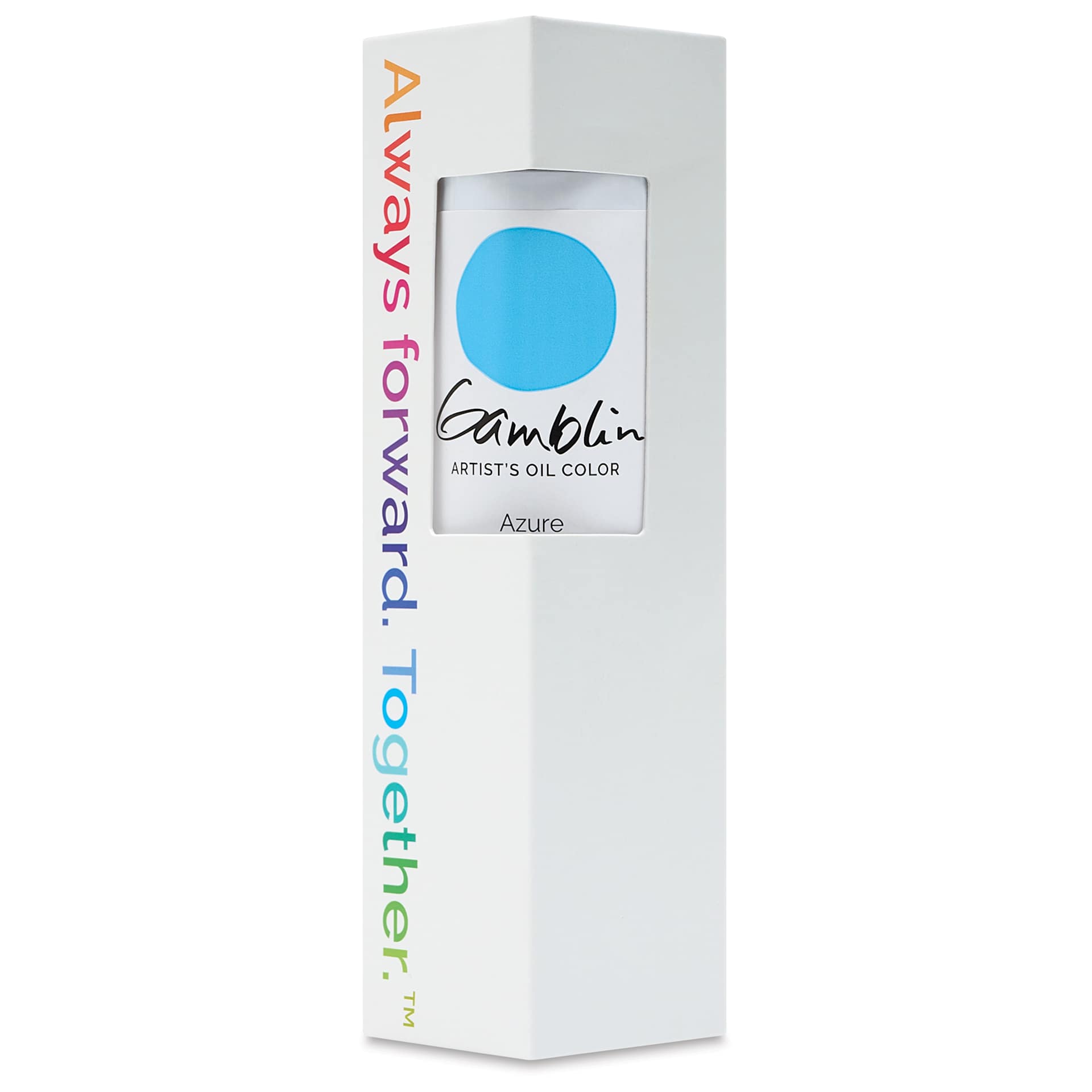 Gamblin Artist's Oil Color - Azure, 150 ml tube in packaging