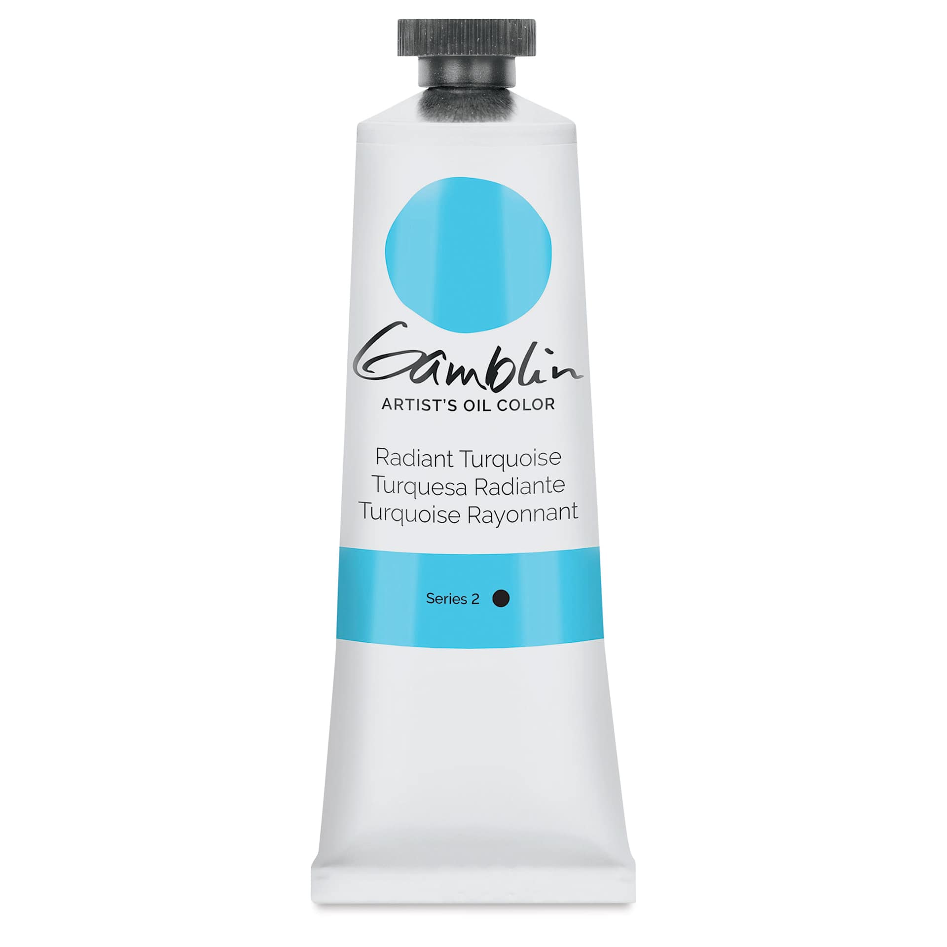 Gamblin Artist's Oil Color - Radiant Turquoise, 37 ml tube