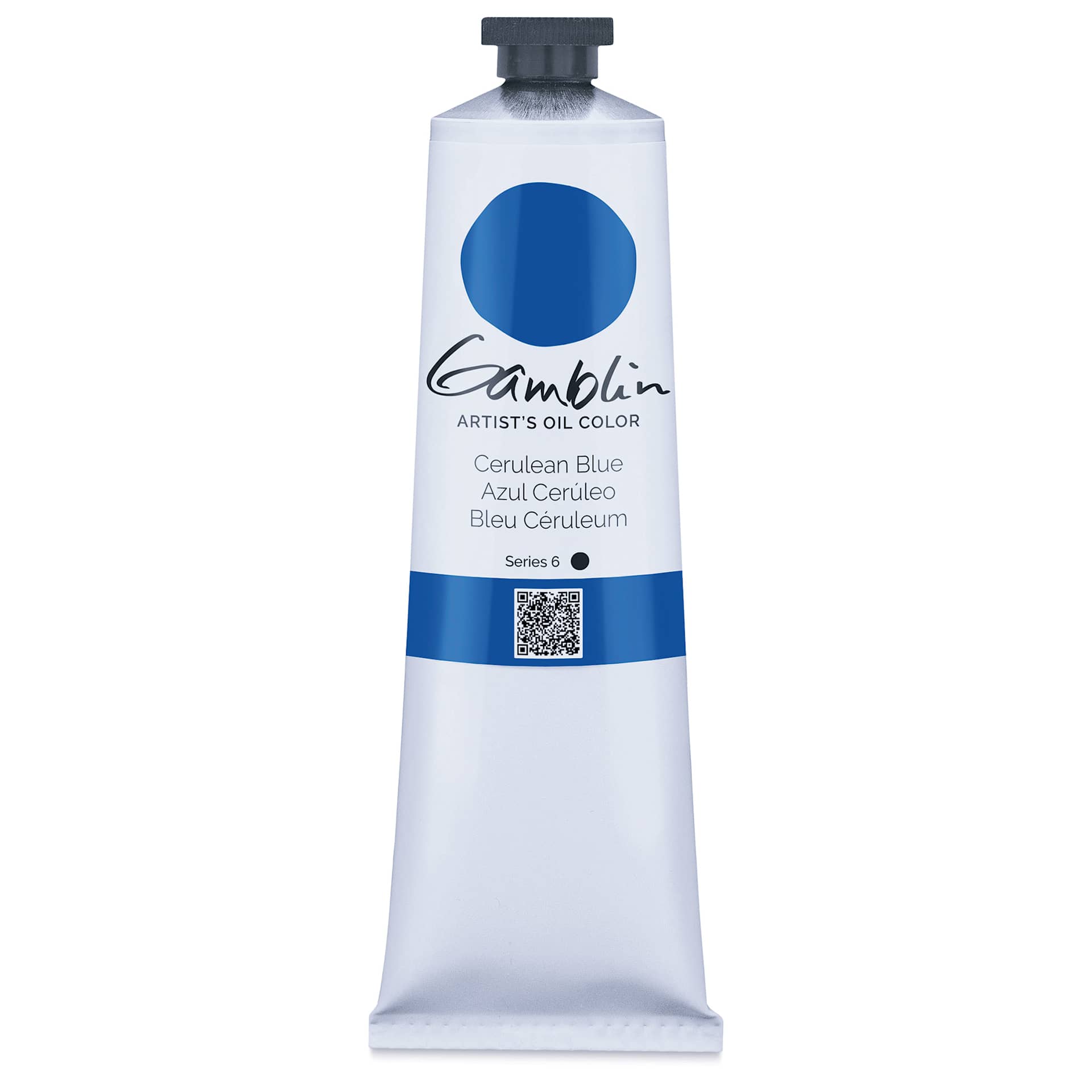 Gamblin Artist's Oil Color - Cerulean Blue, 150 ml tube