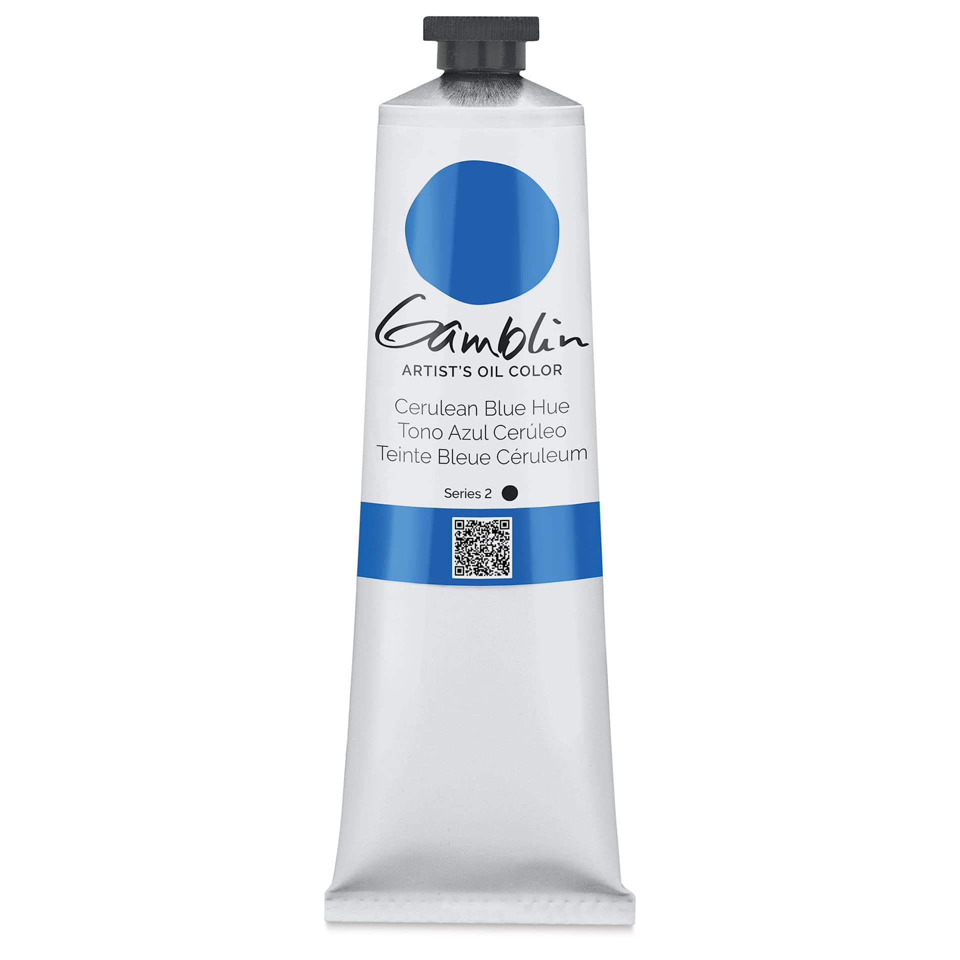 Gamblin Artist's Oil Color - Cerulean Blue Hue, 150 ml tube