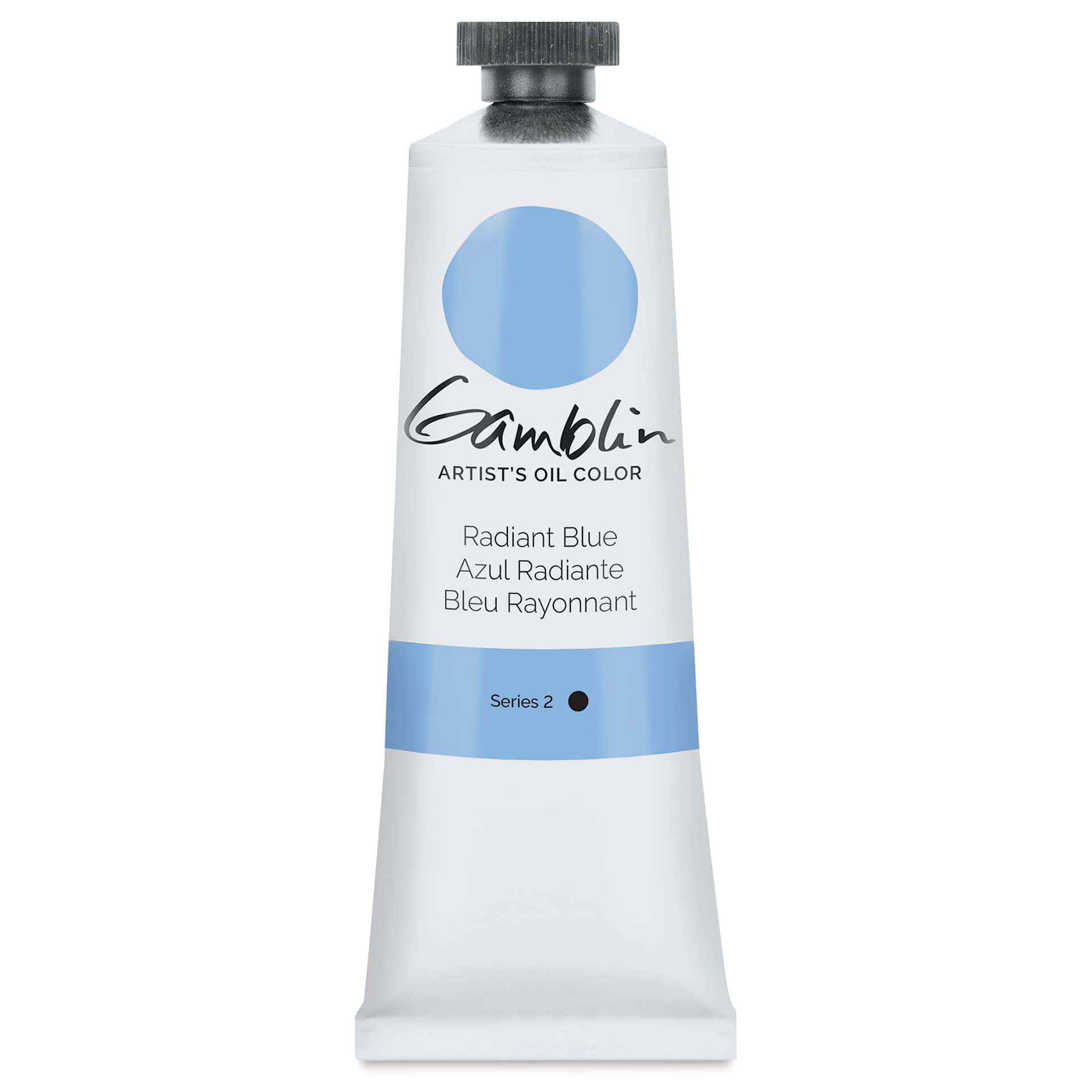 Gamblin Artist's Oil Color - Radiant Blue, 37 ml tube