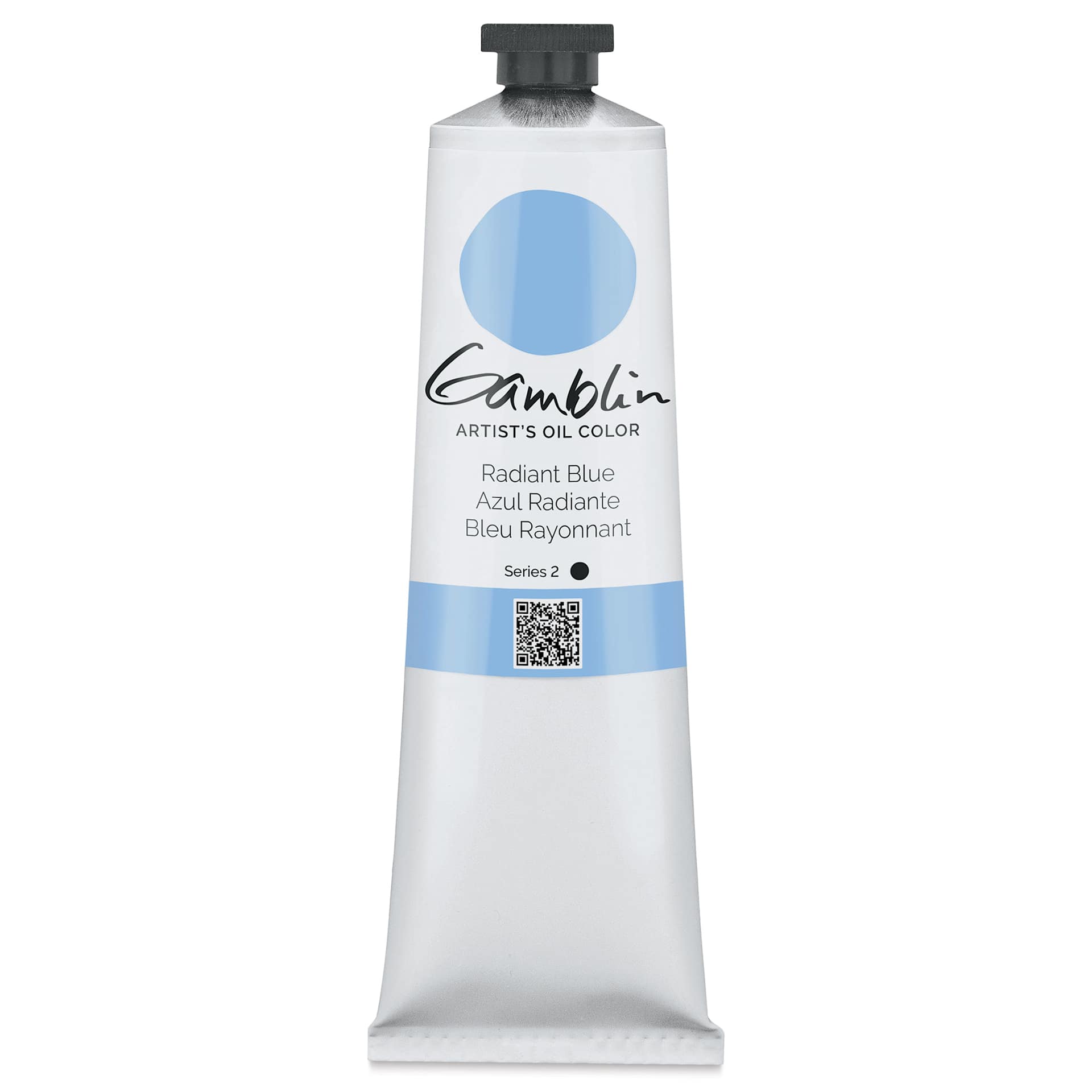 Gamblin Artist's Oil Color - Radiant Blue, 150 ml tube
