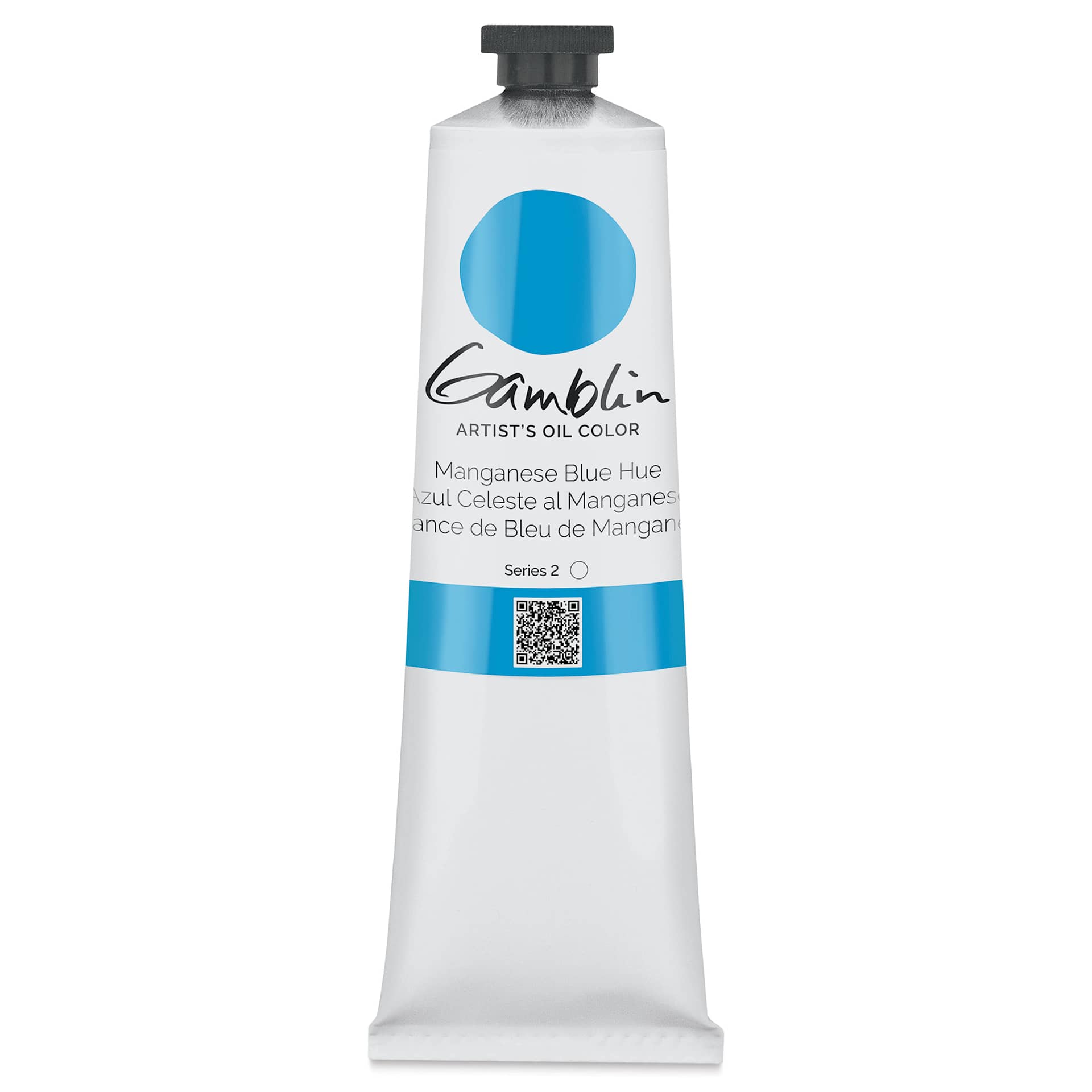 Gamblin Artist's Oil Color - Manganese Blue Hue, 150 ml tube
