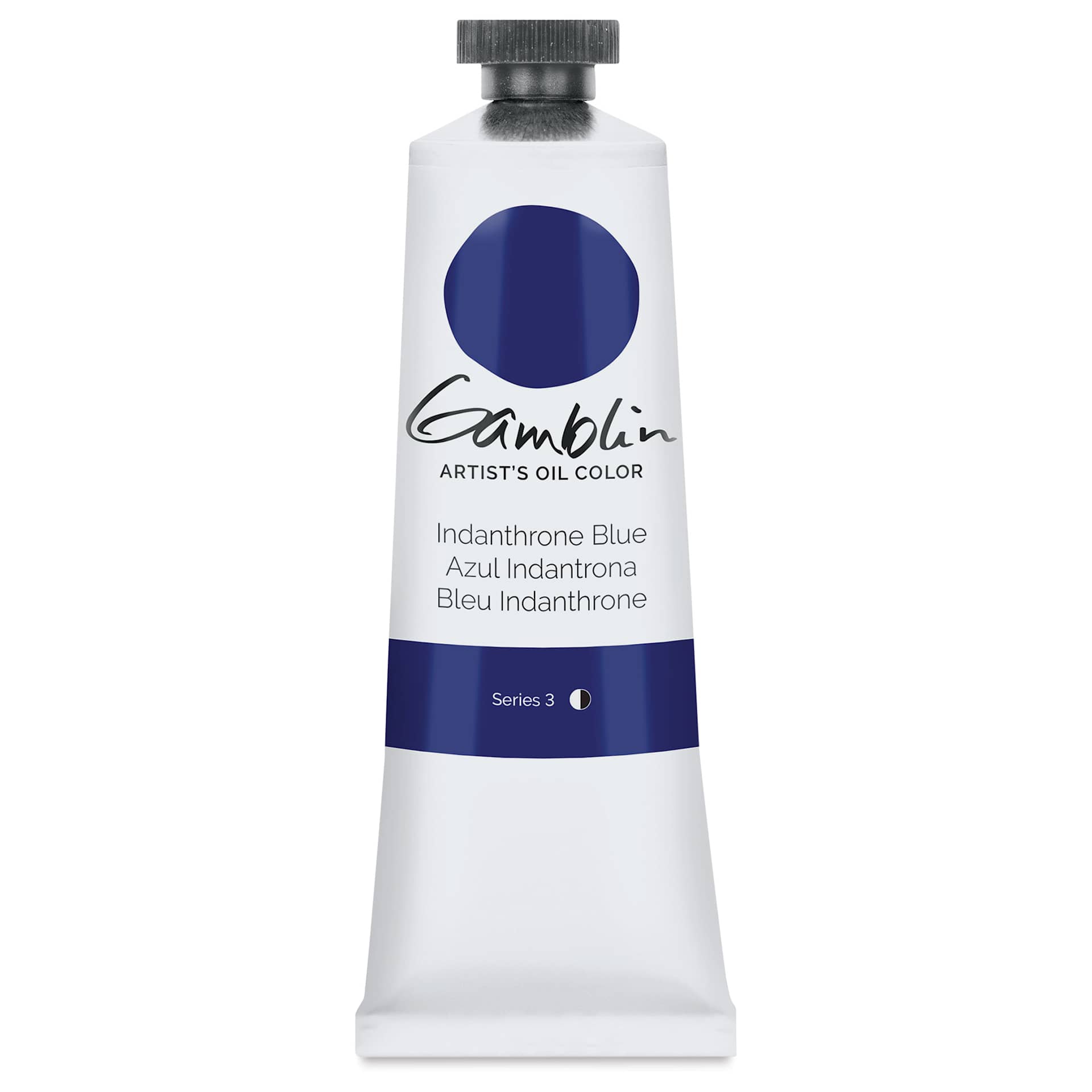 Gamblin Artist's Oil Color - Indanthrone Blue, 37 ml tube