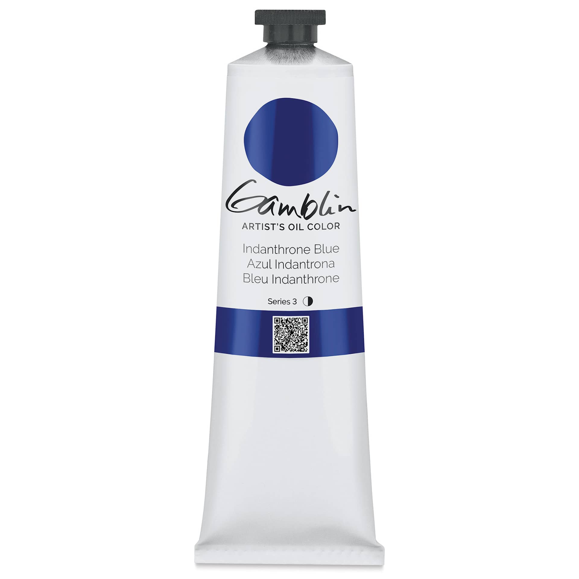 Gamblin Artist's Oil Color - Indanthrone Blue, 150 ml tube