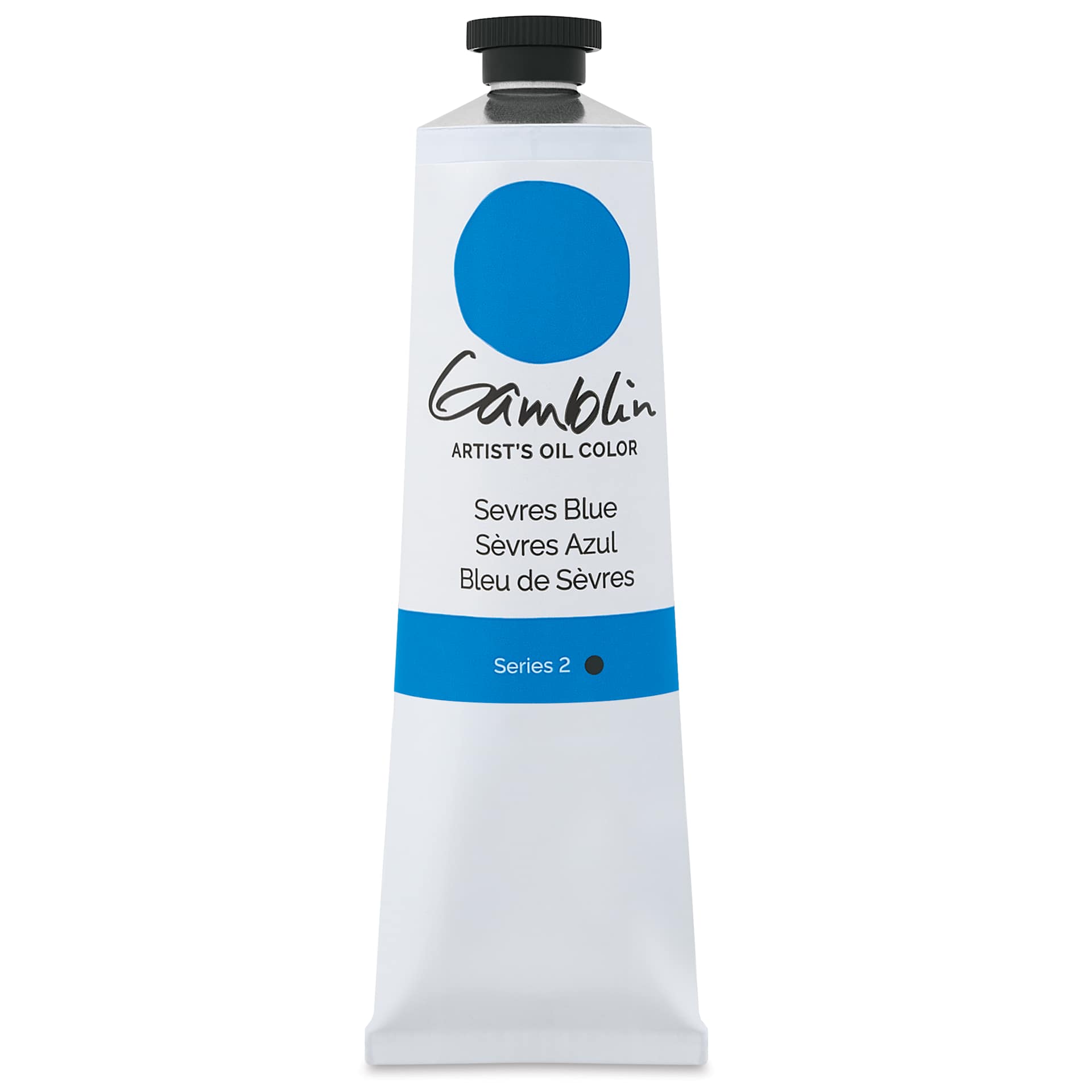 Gamblin Artist's Oil Color - Sevres Blue, 150 ml tube
