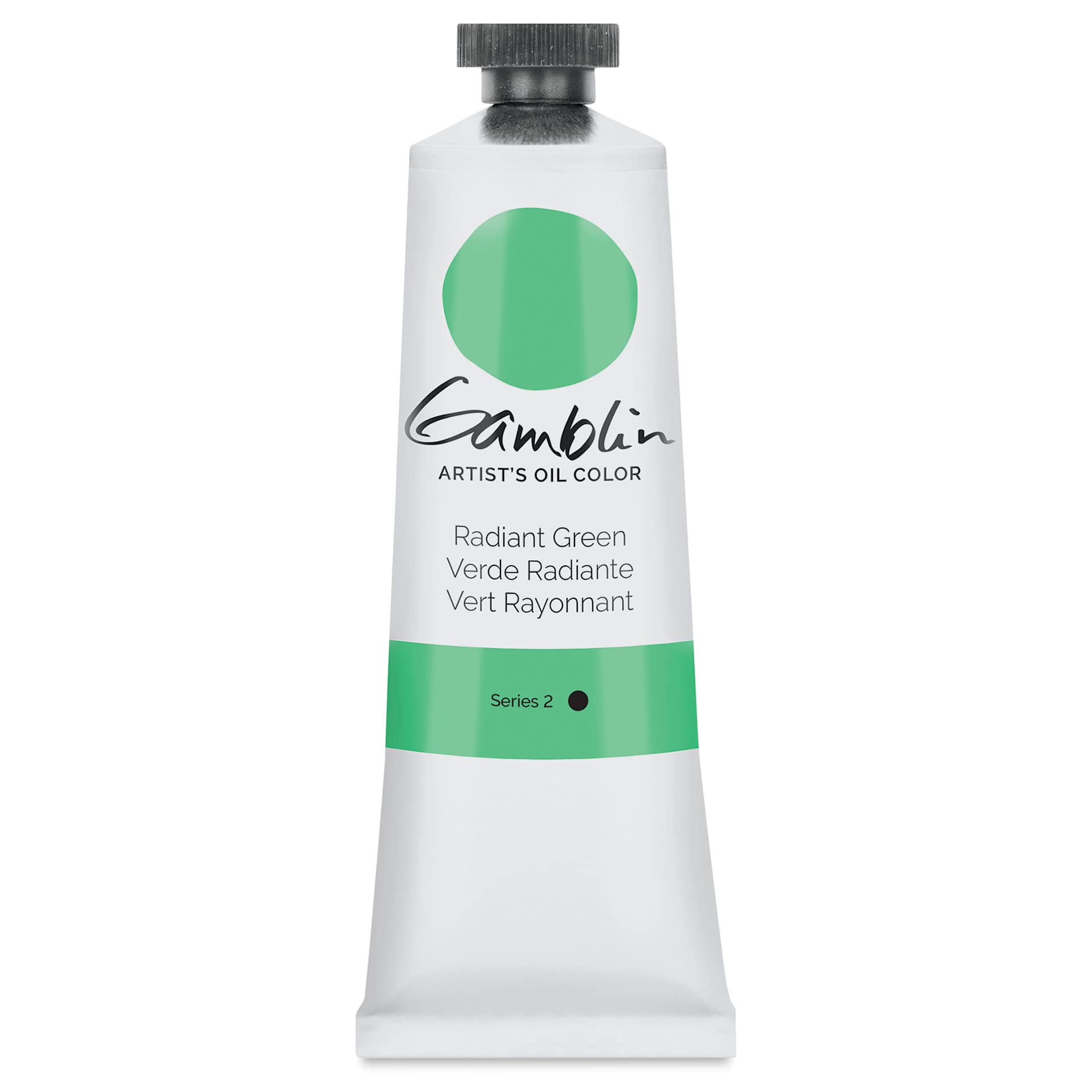 Gamblin Artist's Oil Color - Radiant Green, 37 ml tube