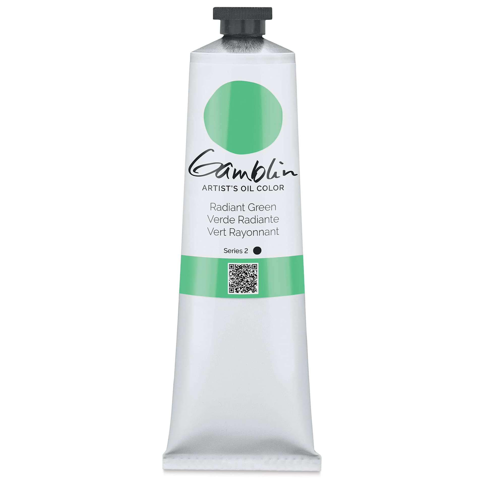 Gamblin Artist's Oil Color - Radiant Green, 150 ml tube
