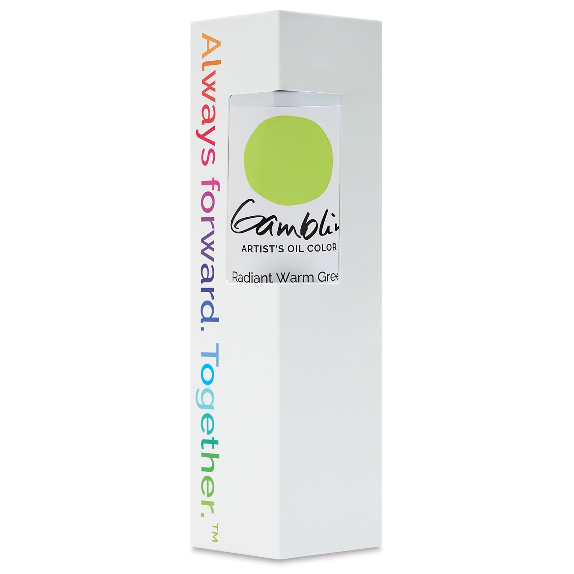 Gamblin Artist's Oil Color - Radiant Warm Green, 150 ml tube in packaging