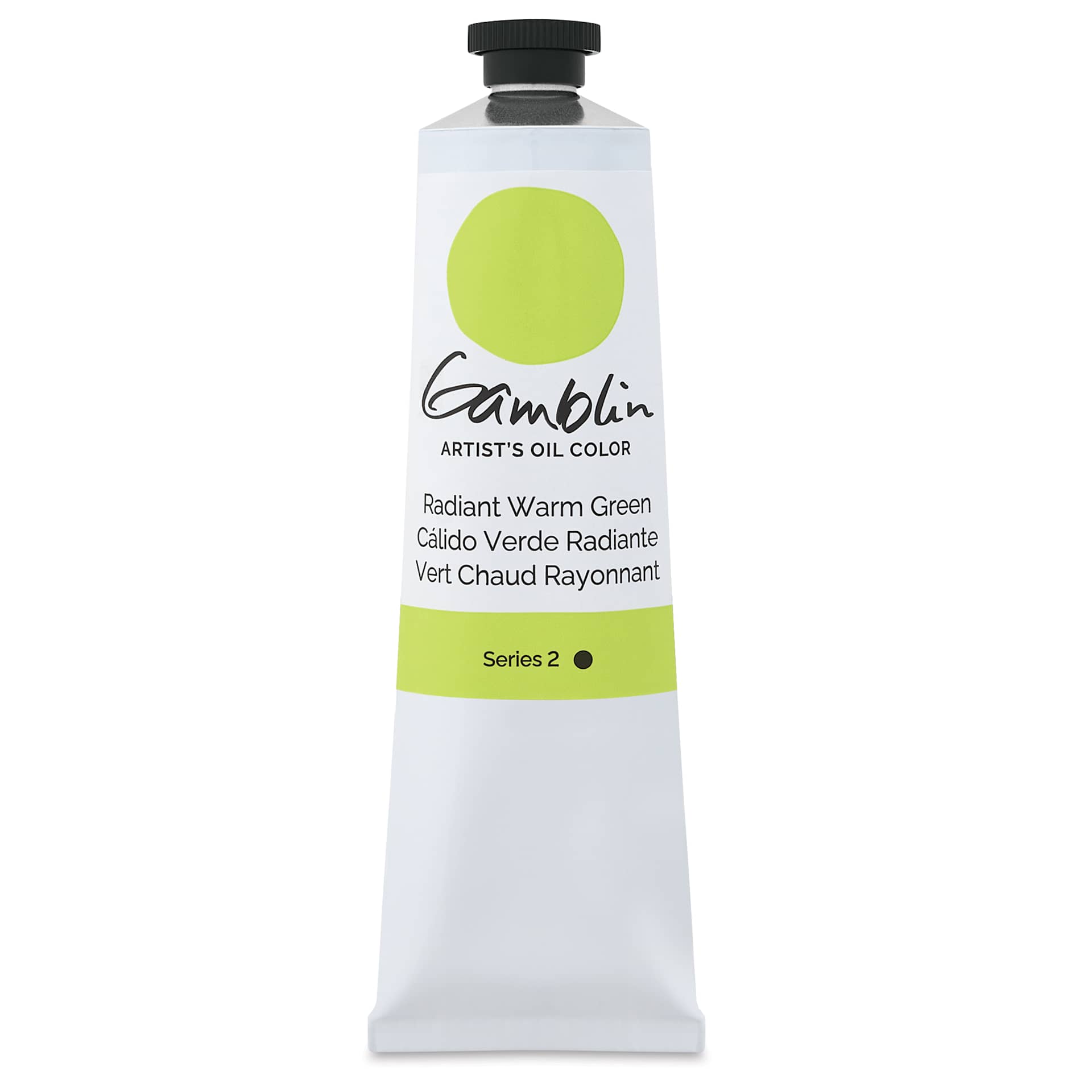 Gamblin Artist's Oil Color - Radiant Warm Green, 150 ml tube