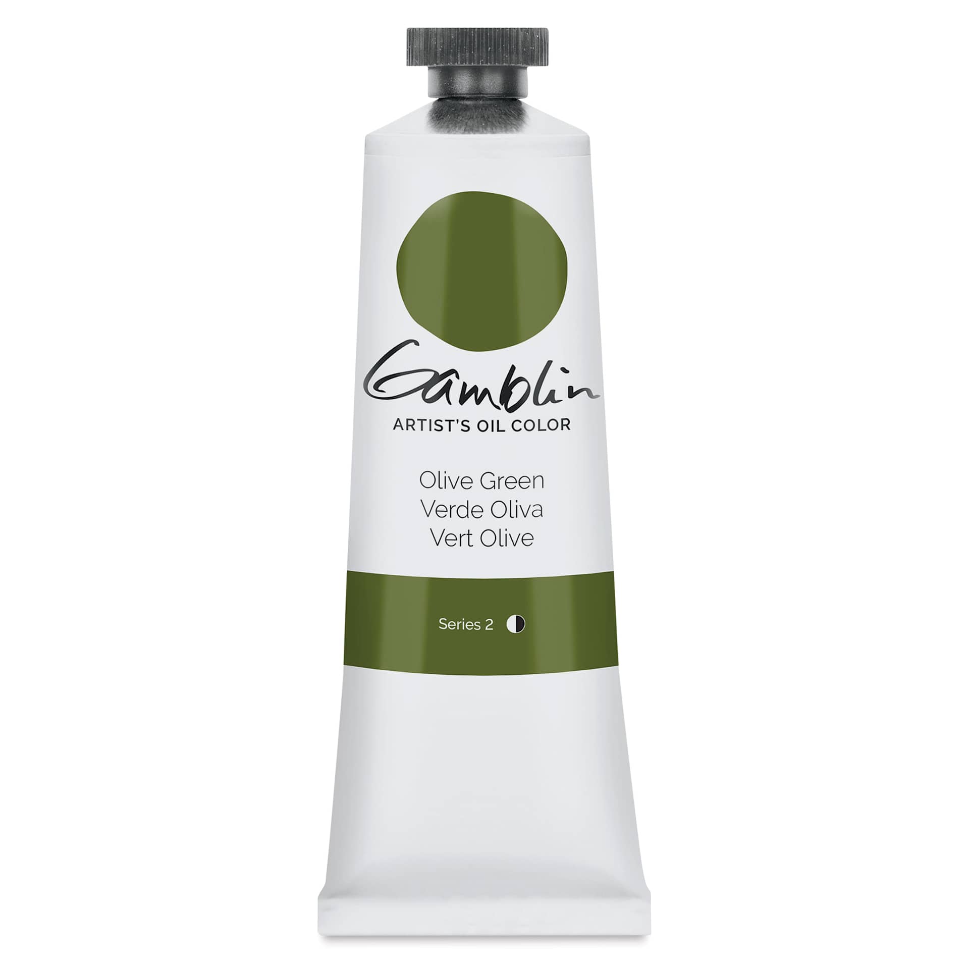 Gamblin Artist's Oil Color - Olive Green, 37 ml tube