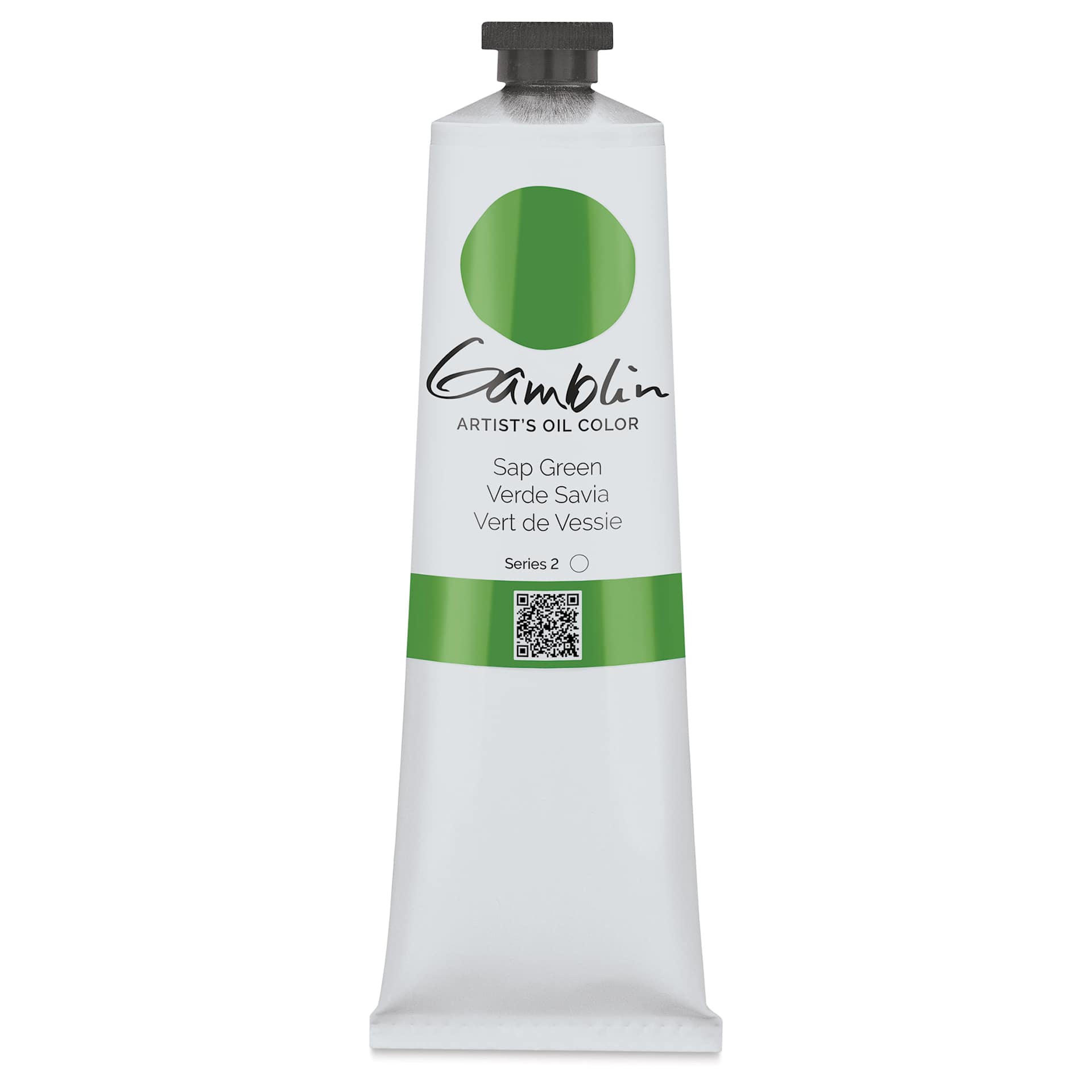 Gamblin Artist's Oil Color - Sap Green, 150 ml tube