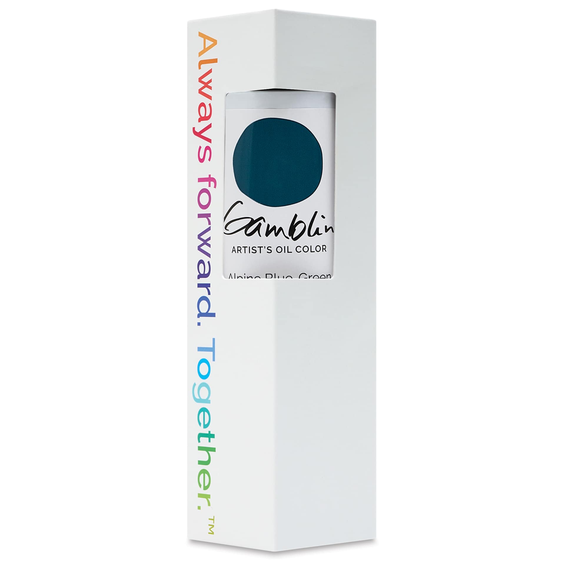 Gamblin Artist's Oil Color - Alpine Blue-Green, 150 ml tube packaging
