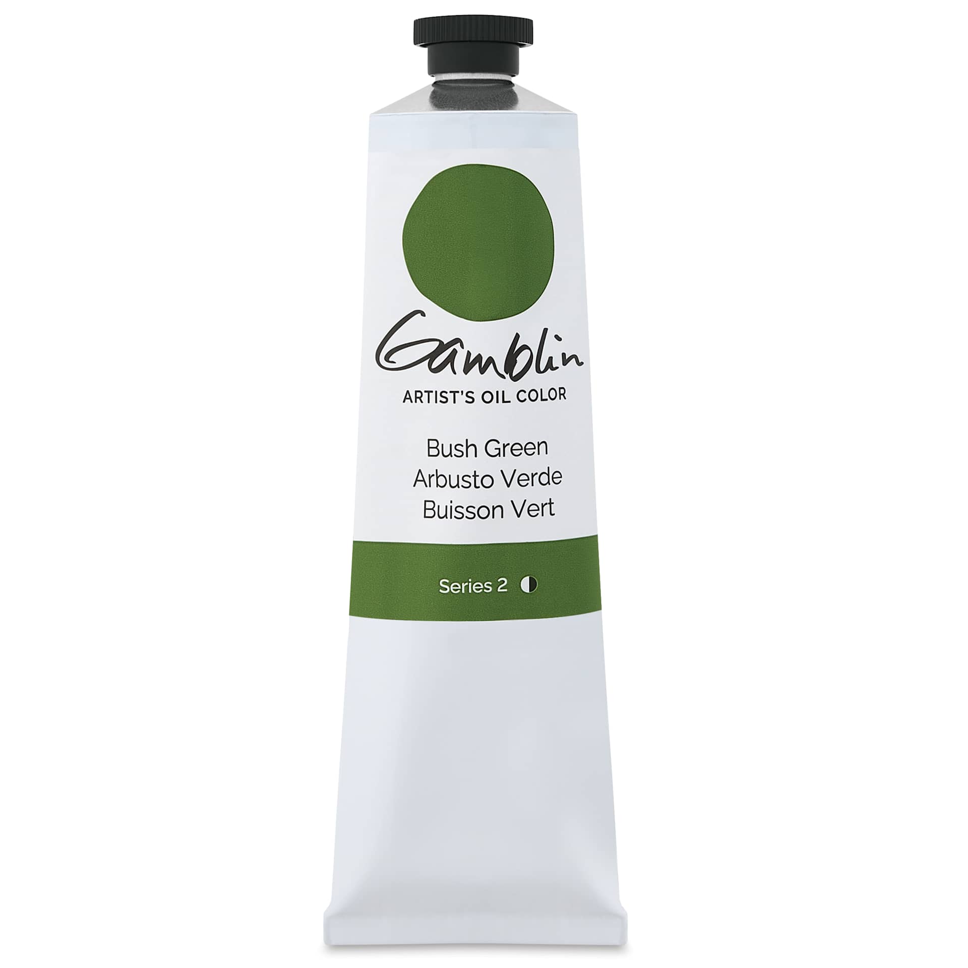 Gamblin Artist's Oil Color - Bush Green, 150 ml tube