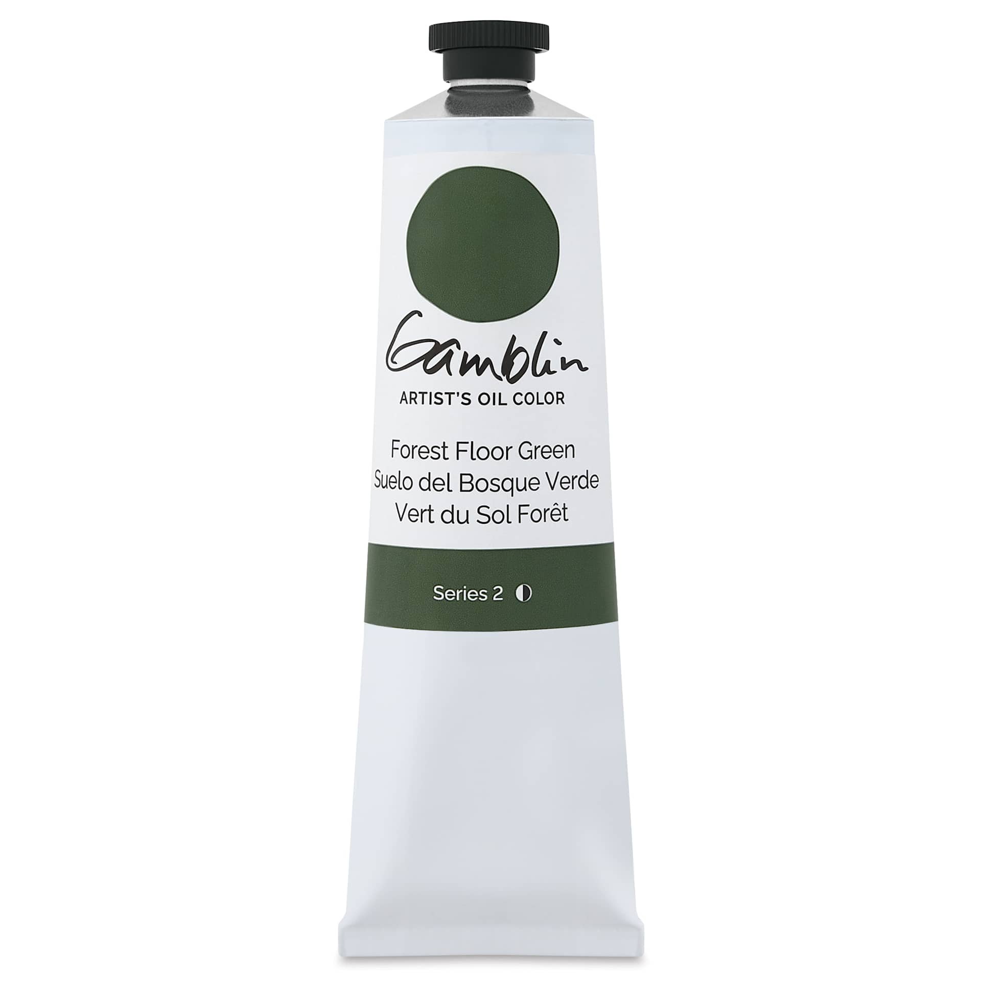 Gamblin Artist's Oil Color - Forest Floor Green, 150 ml tube
