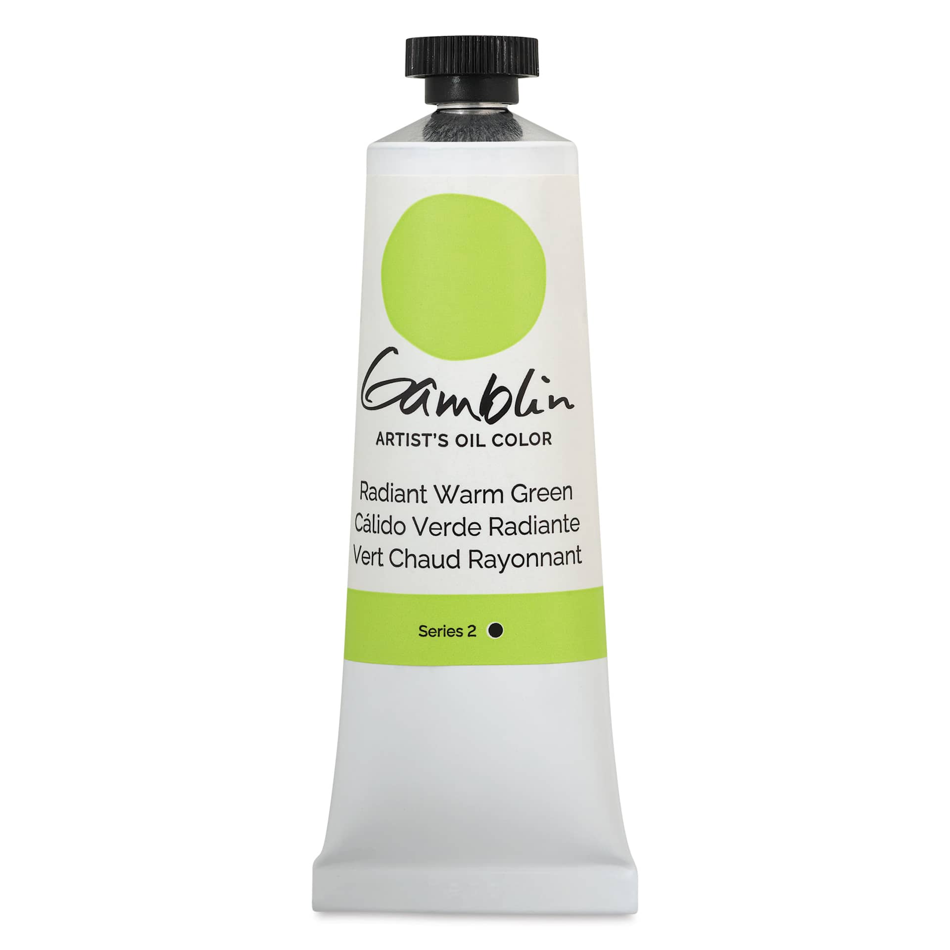 Gamblin Artist's Oil Color - Radiant Warm Green, 37 ml tube