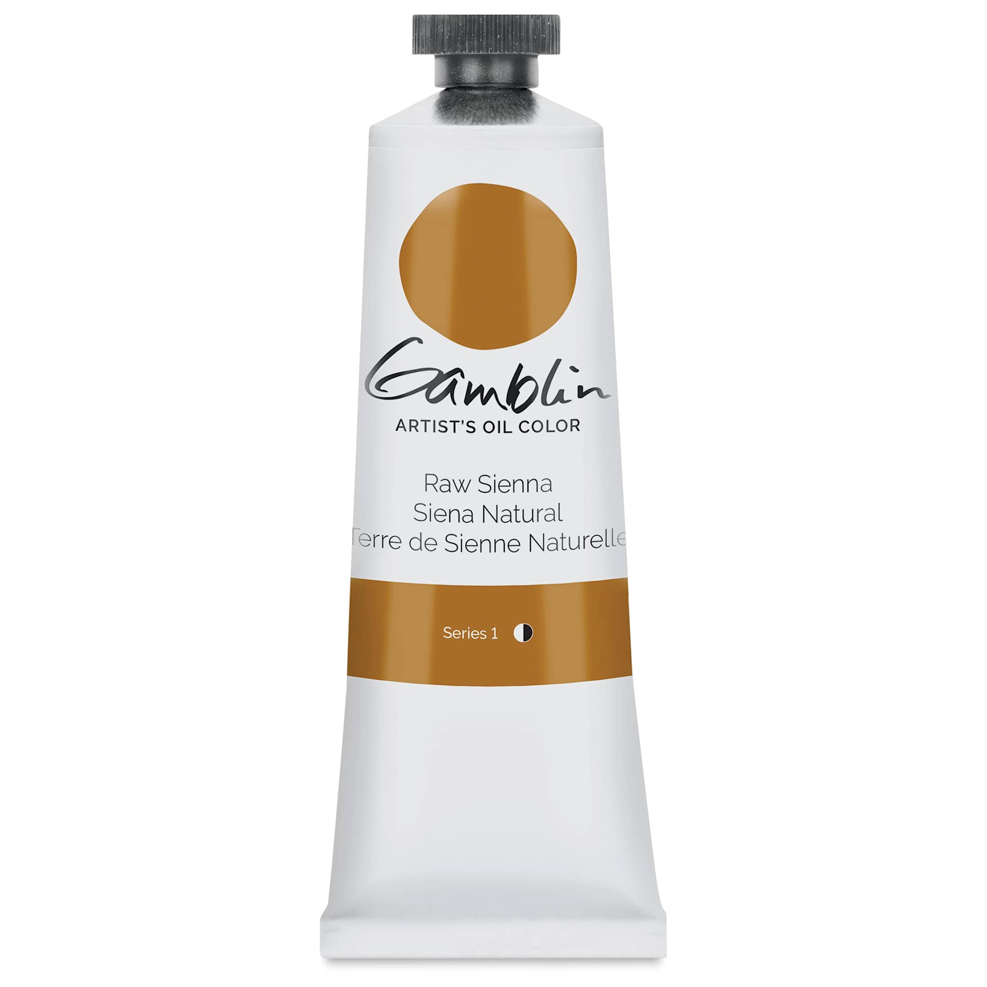 Gamblin Artist's Oil Color - Raw Sienna, 37 ml tube