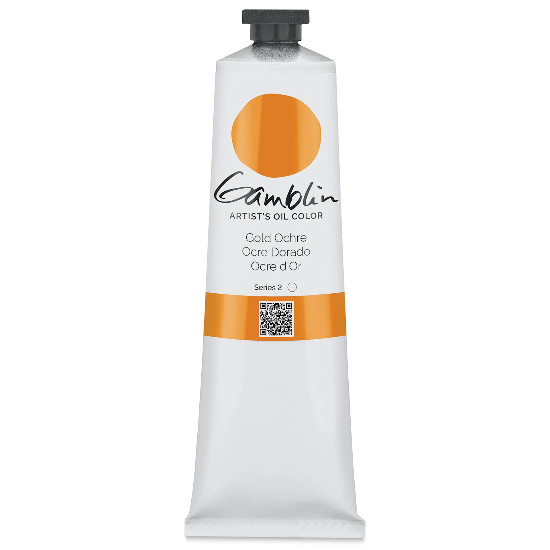 Gamblin Artist's Oil Color - Gold Ochre, 150 ml tube