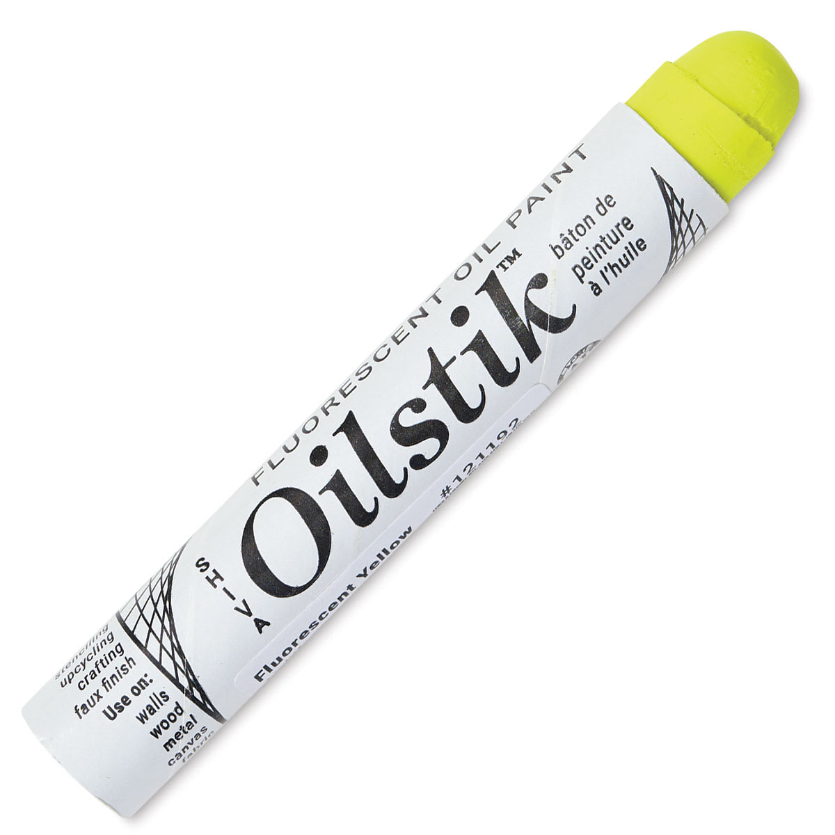 Shiva Oilstik Oil Paint - Fluorescent Yellow, 37 ml (Front)