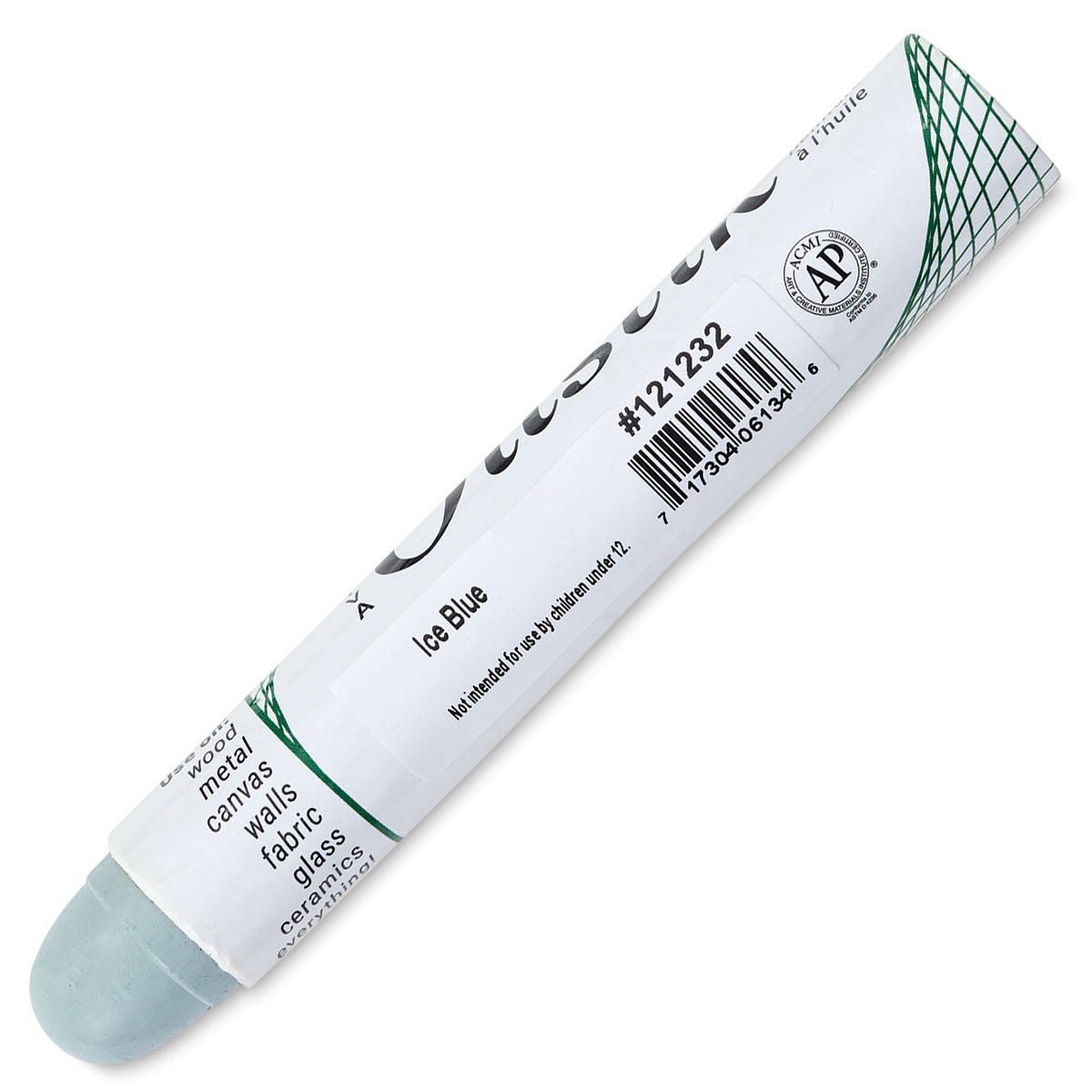 Shiva Oilstik Oil Paint - Ice Blue, Regular (Back)