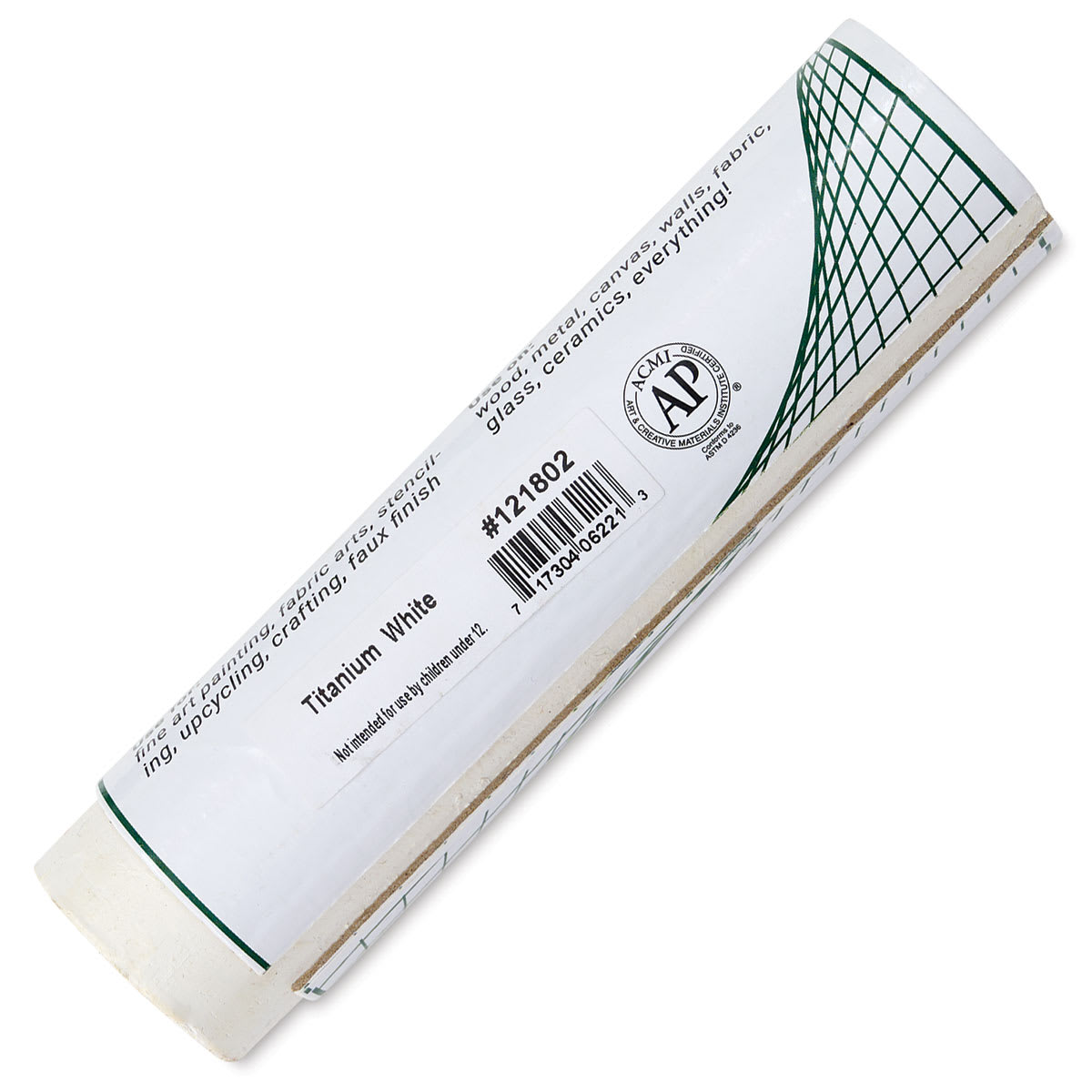 Shiva Oilstik Oil Paint - Titanium White, Jumbo (Back)
