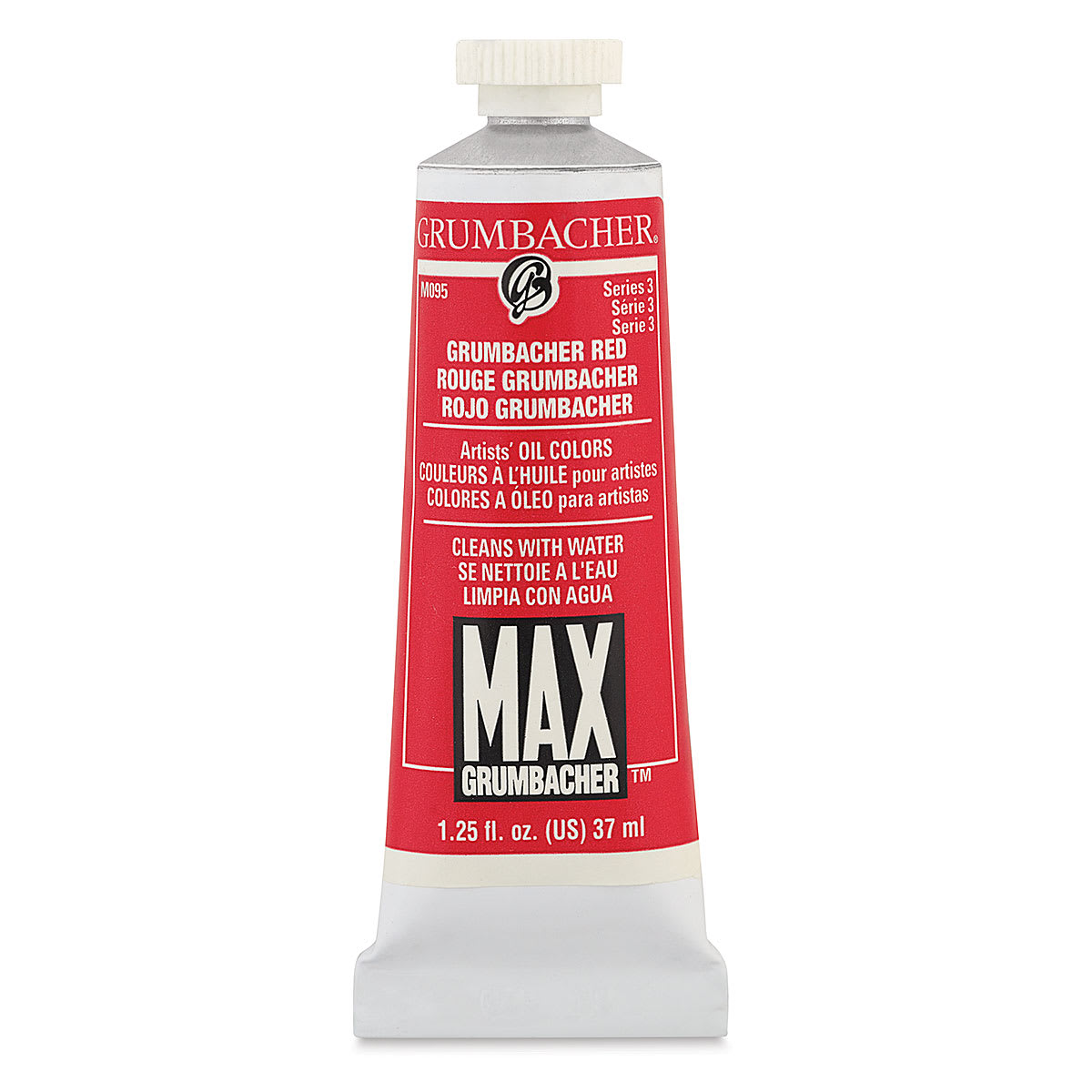 Grumbacher Max Artists' Water Miscible Oil Color - Thalo Green (Blue Shade), 37 ml tube