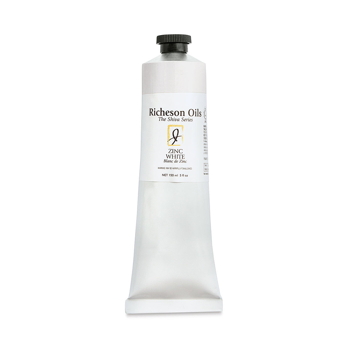Shiva Signature Artist Oil Color - Zinc White, 150 ml Tube