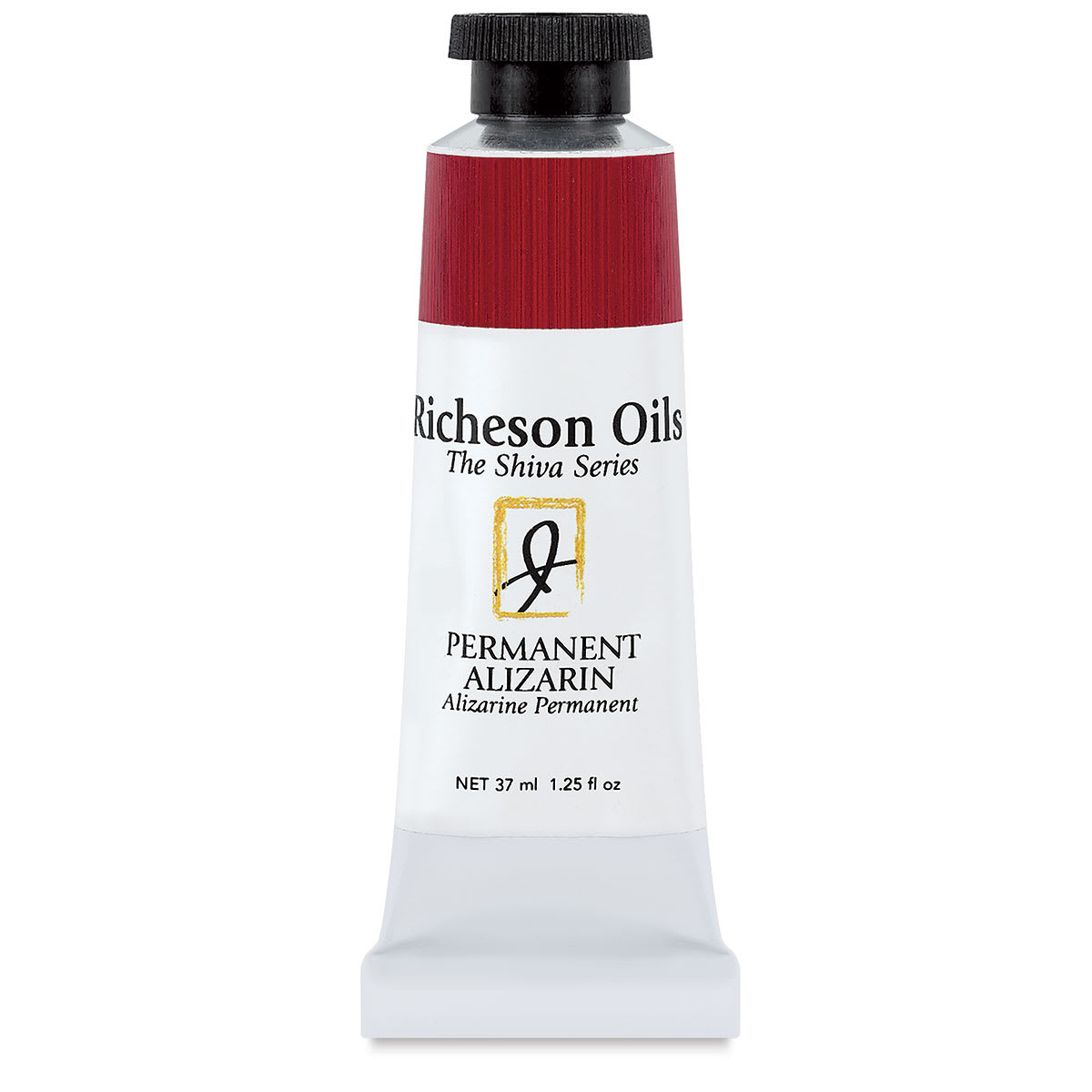 Richeson Shiva Oil Paints - Tube of Permanent Alazarin shown upright
