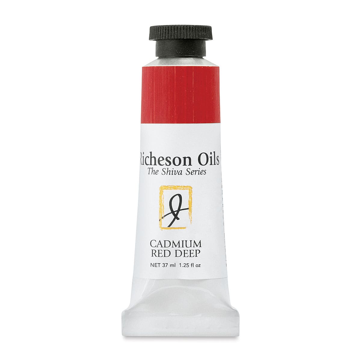 Shiva Signature Artist Oil Color - Cadmium Red Deep, 1.25 oz Tube