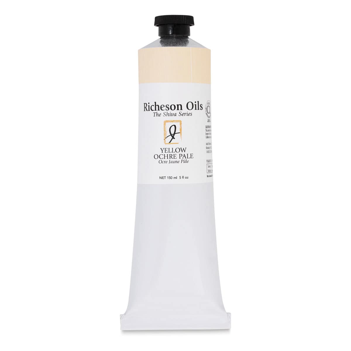 Shiva Signature Artist Oil Color - Yellow Ochre Pale, 5 oz Tube