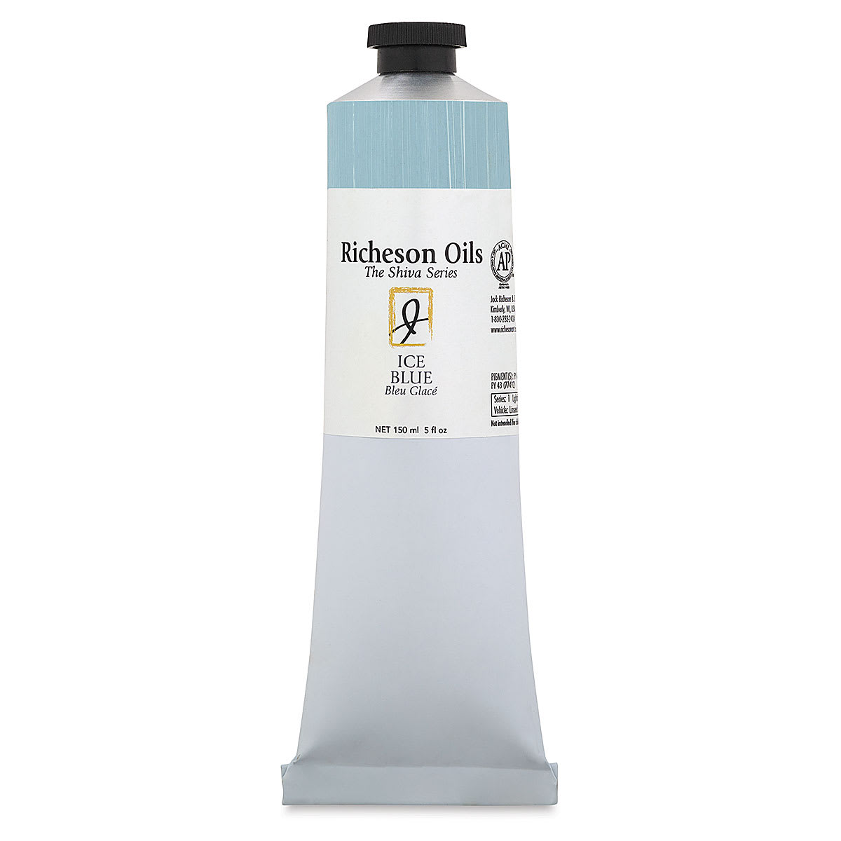 Shiva Signature Artist Oil Color - Ice Blue, 5 oz Tube