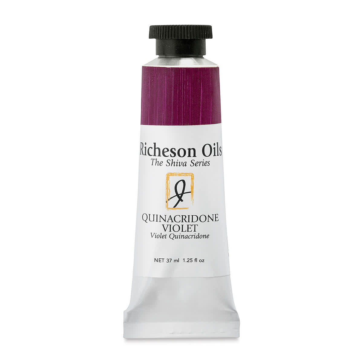 Shiva Signature Artist Oil Color - Quinacridone Violet, 1.25 oz Tube