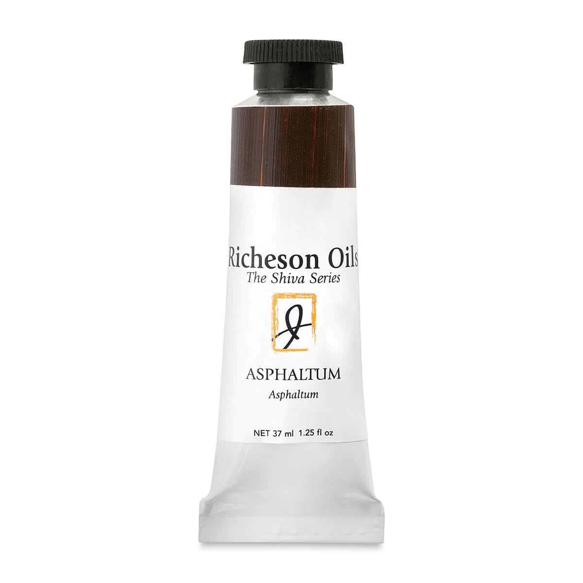 Shiva Signature Artist Oil Color - Asphaltum, 1.25 oz Tube