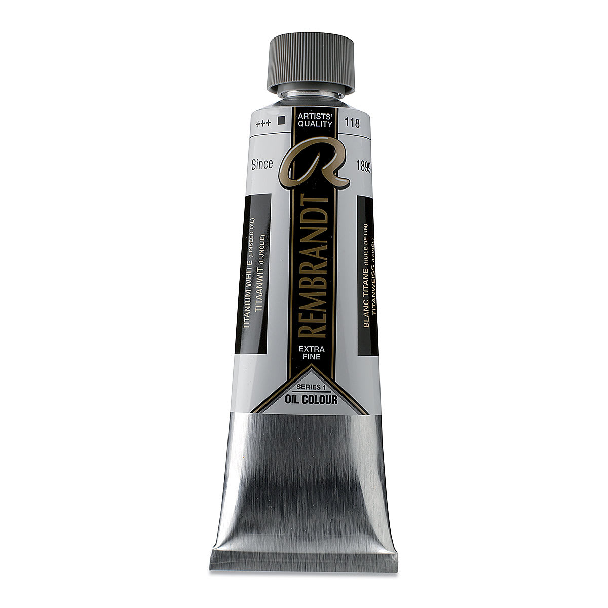 Rembrandt Artists' Oil Color - Titanium White (Linseed), 150 ml tube