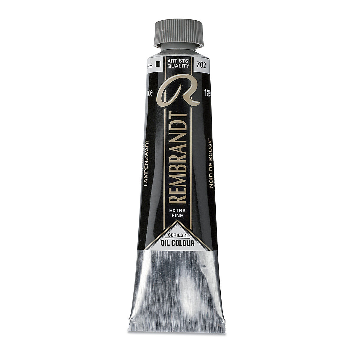 Rembrandt Artists' Oil Color - Lamp Black, 40 ml tube