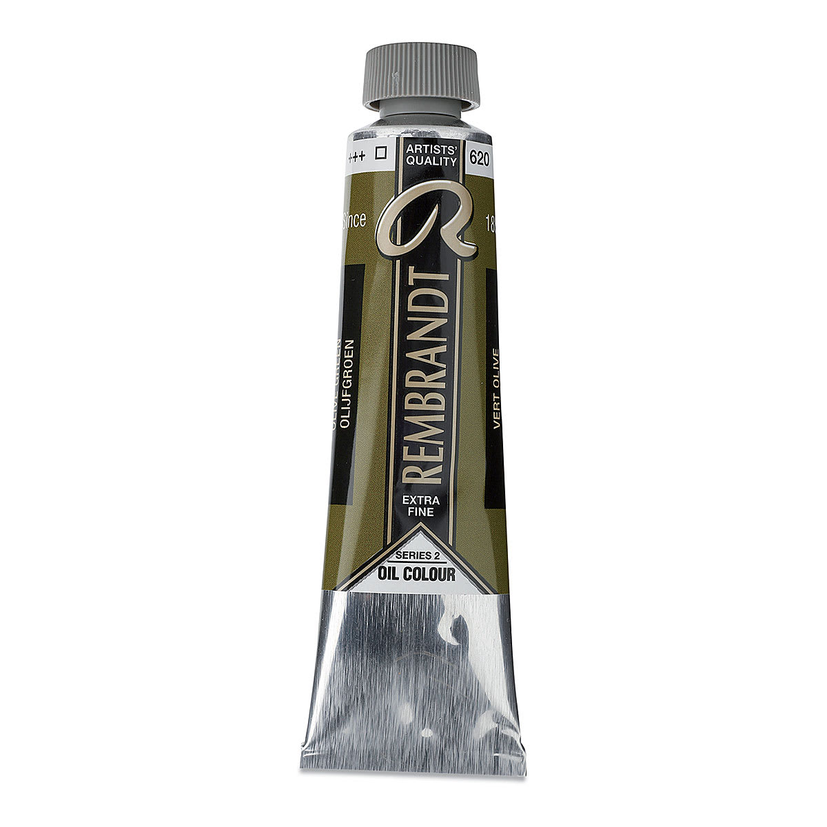 Rembrandt Artists' Oil Color - Olive Green, 40 ml tube