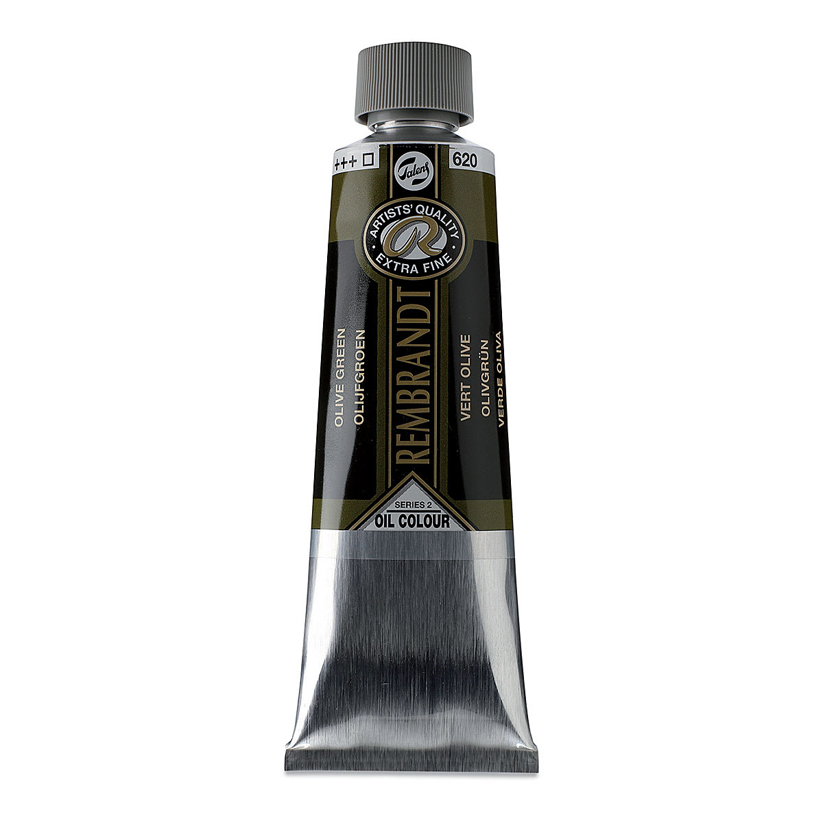 Rembrandt Artists' Oil Color - Olive Green, 150 ml tube