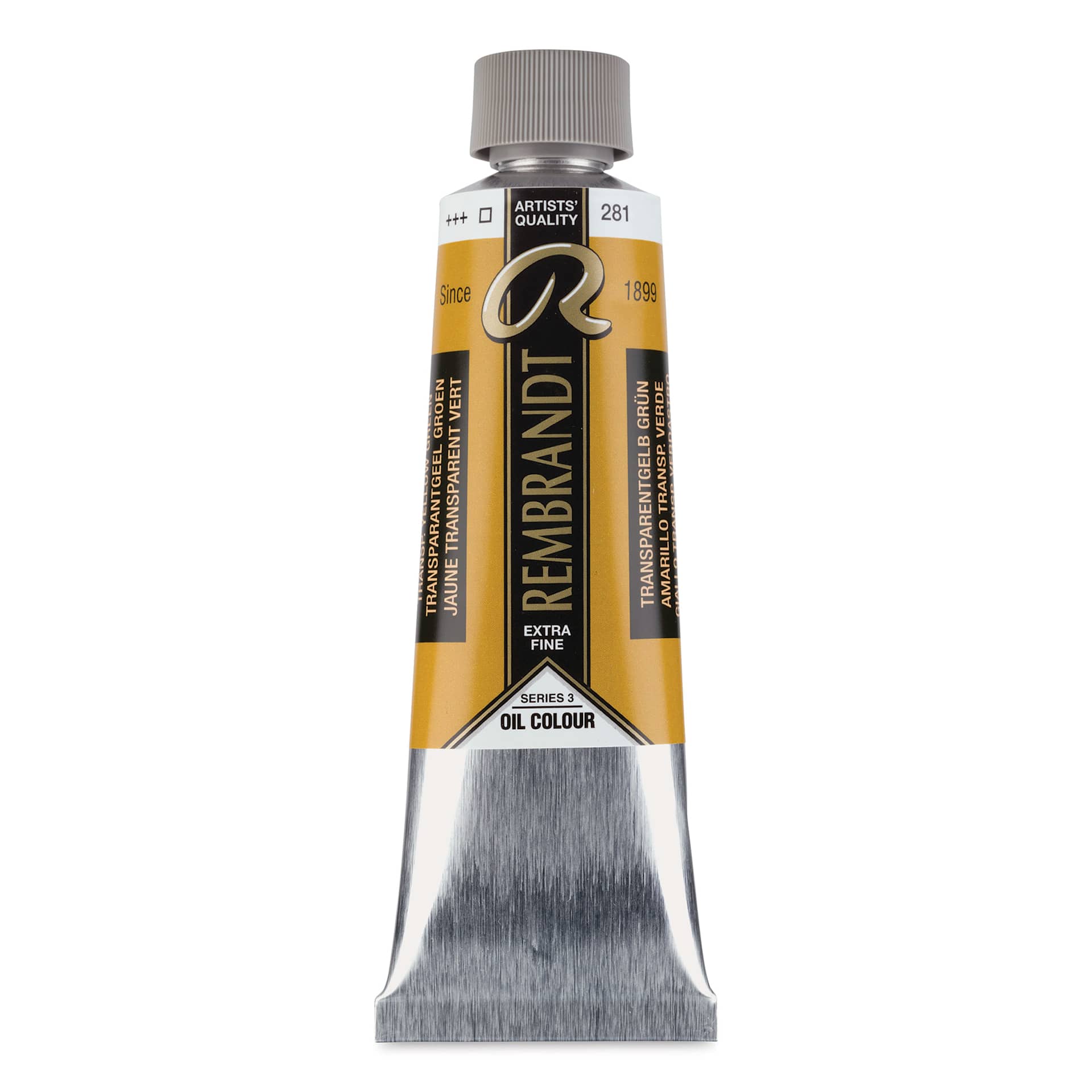 Rembrandt Artists' Oil Color - Transparent Yellow Green, 150 ml tube