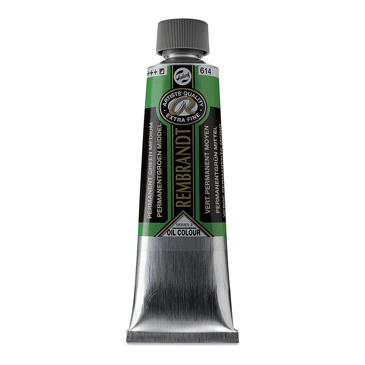Rembrandt Artists' Oil Color - Permanent Green Medium, 150 ml tube