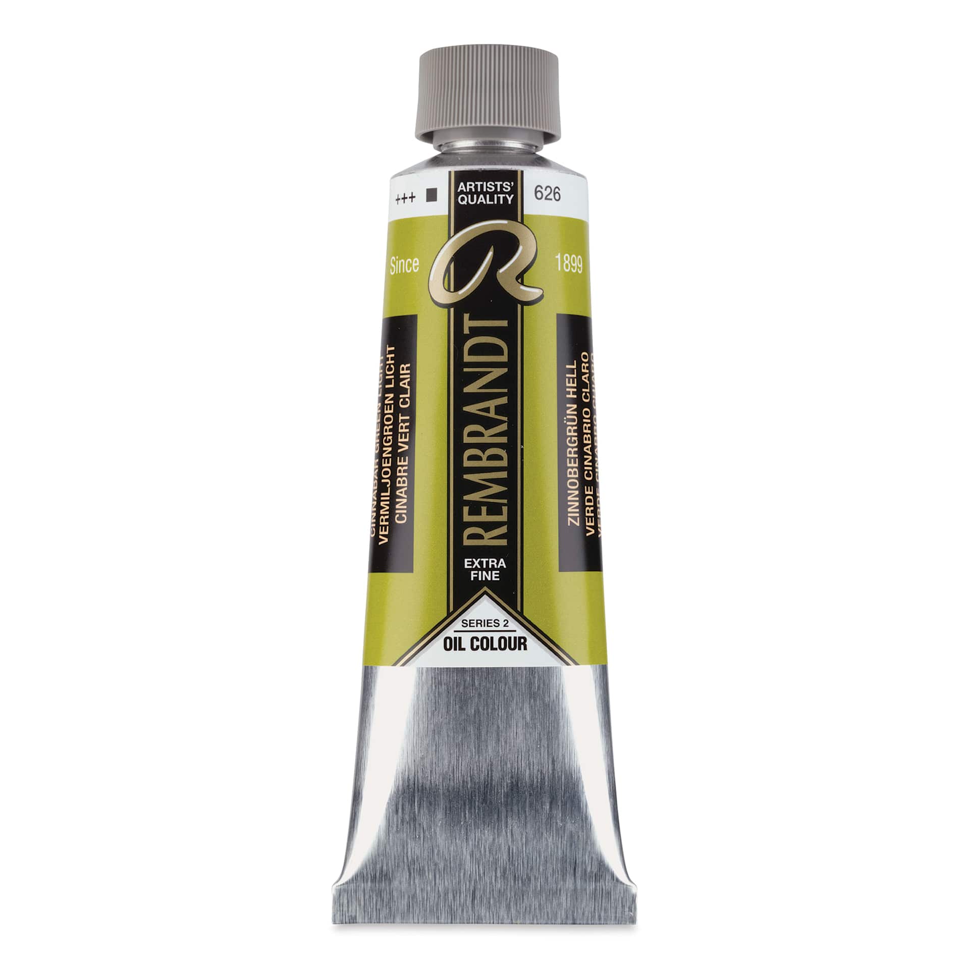 Rembrandt Artists' Oil Color - Cinnabar Green Light, 150 ml tube